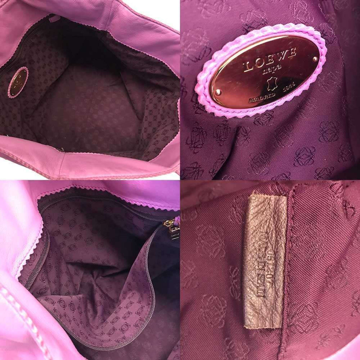Loewe Pink Tote Bag (Pre-Owned)
