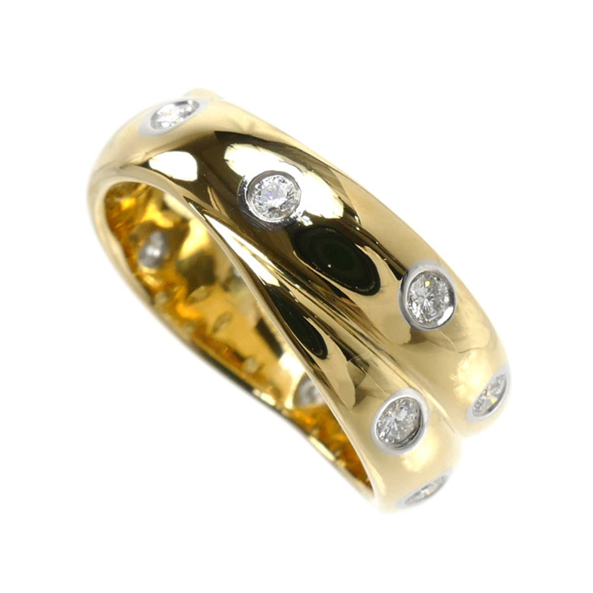 Tiffany Yellow Gold (18K) Platinum 900 Band Ring (Pre-Owned)