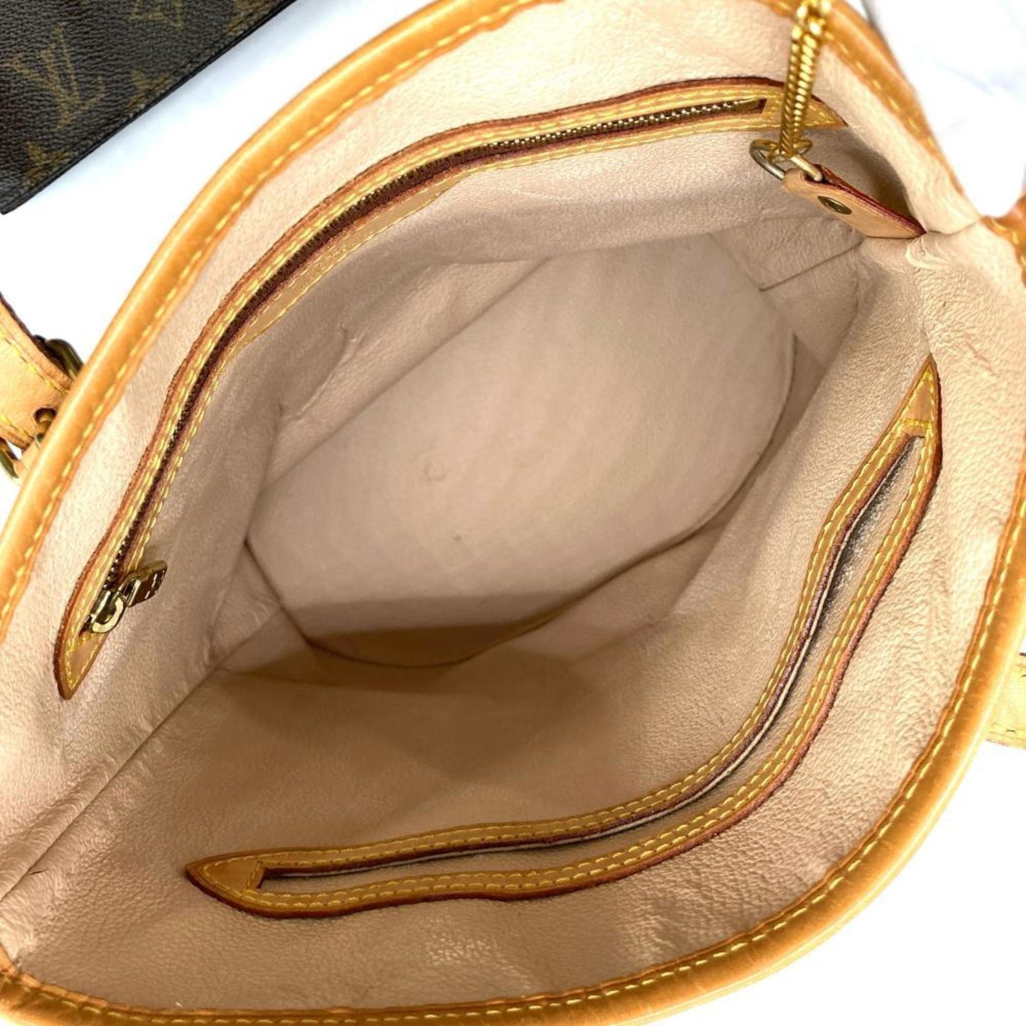 Louis Vuitton Brown Monogram Pouch Shoulder Bag (Pre-Owned)