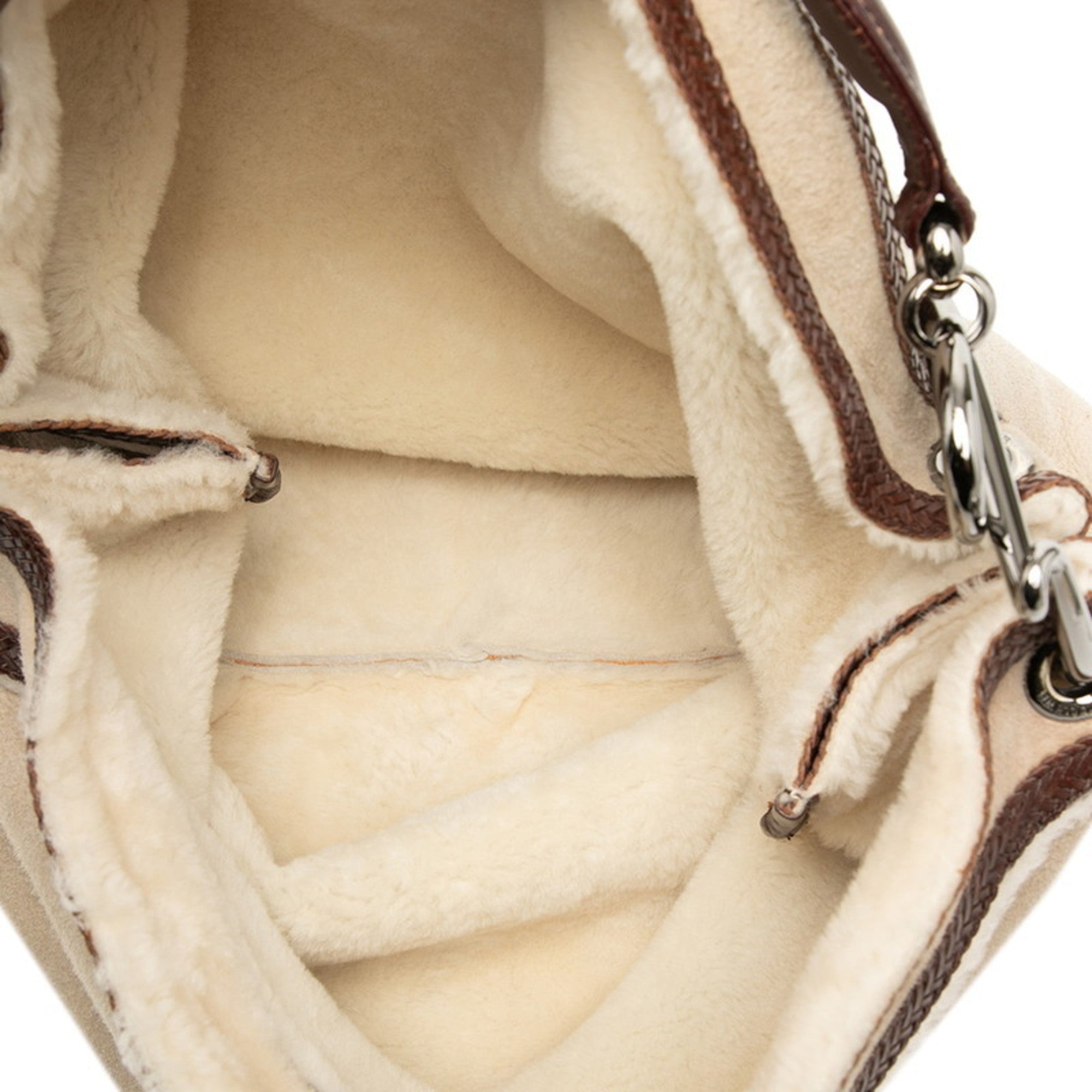 Loewe Beige Brown Leather Shoulder Bag (Pre-Owned)