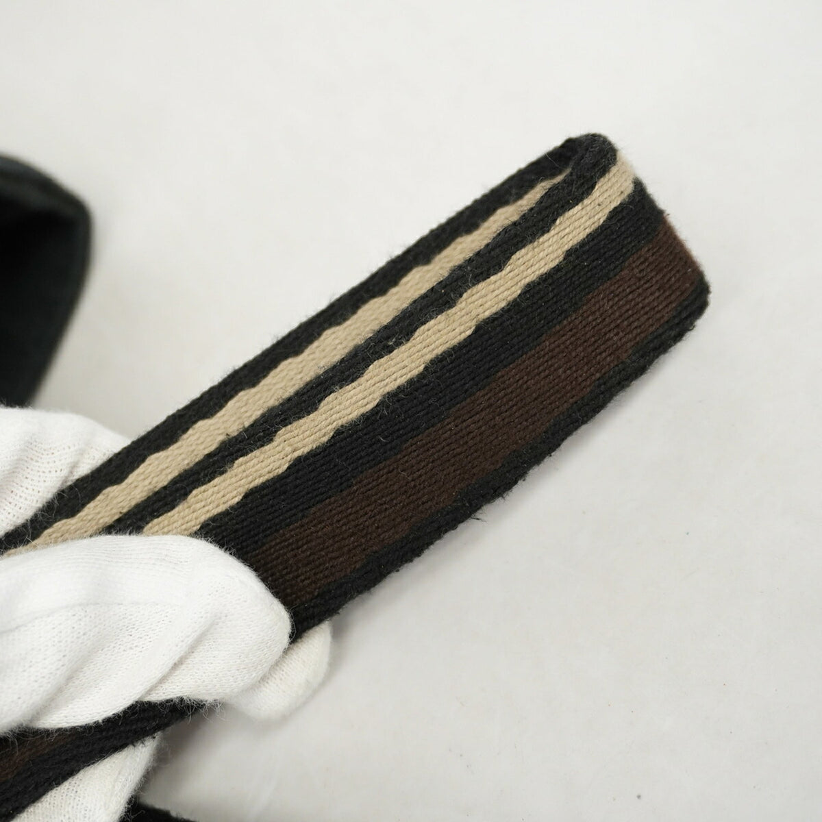 Hermes Black Canvas Tote Bag (Pre-Owned)