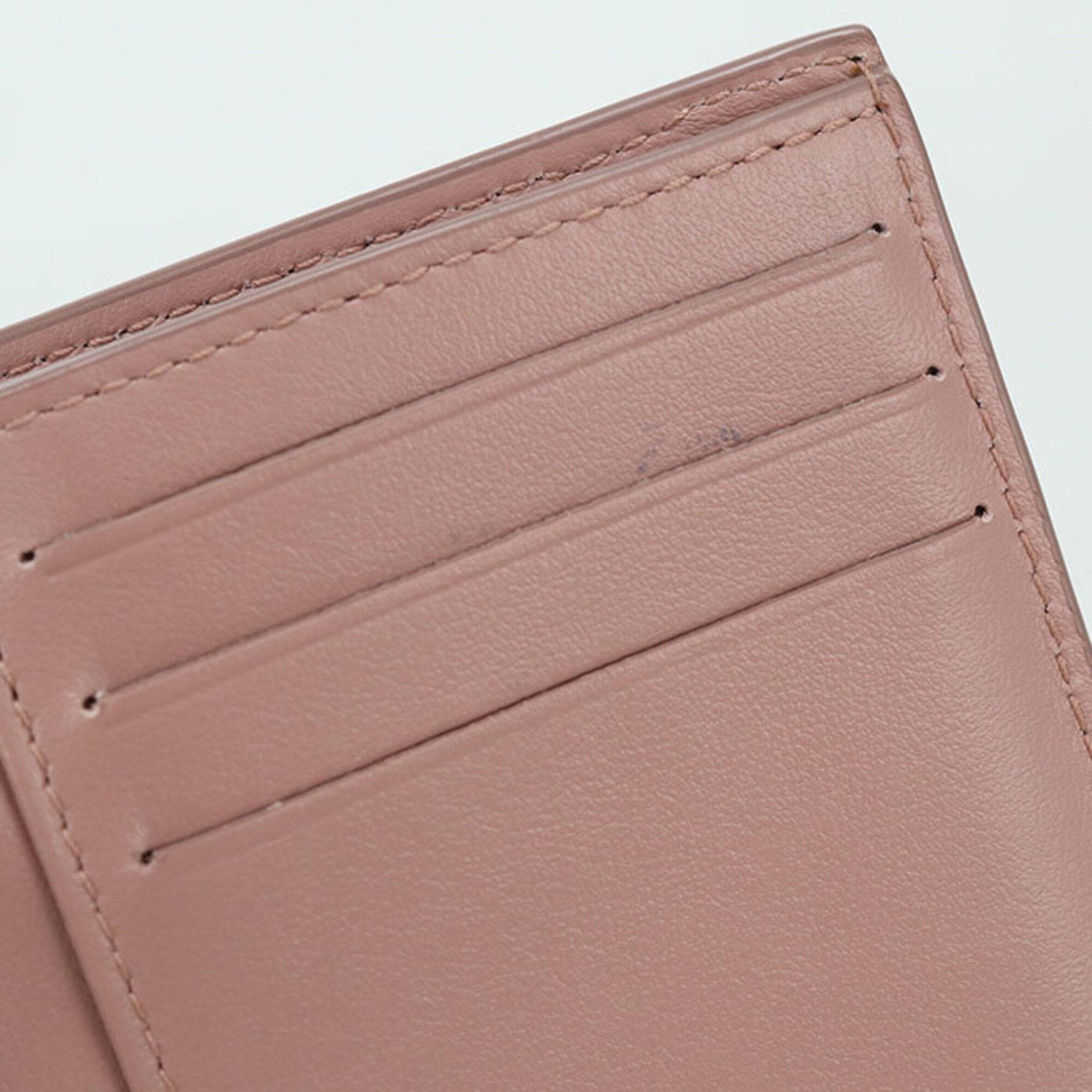 Salvatore Ferragamo Pink Leather Wallet (Bi-Fold) (Pre-Owned)