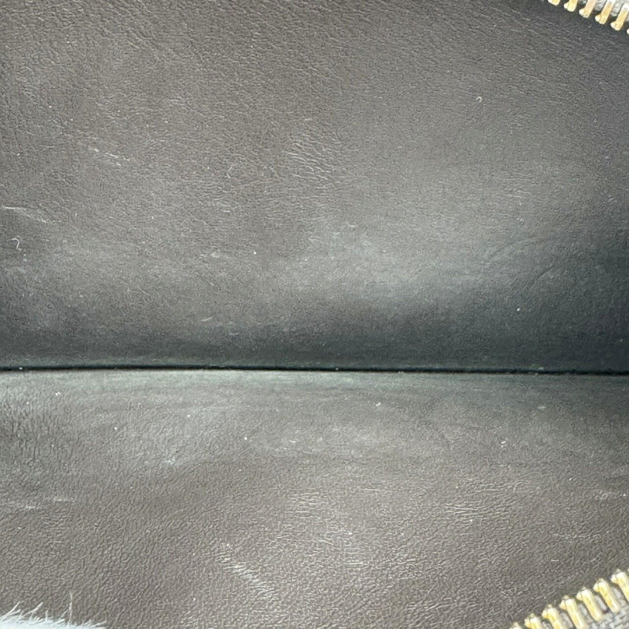 Louis Vuitton Beige Grayish Leather Long Wallet (Bi-Fold) (Pre-Owned)