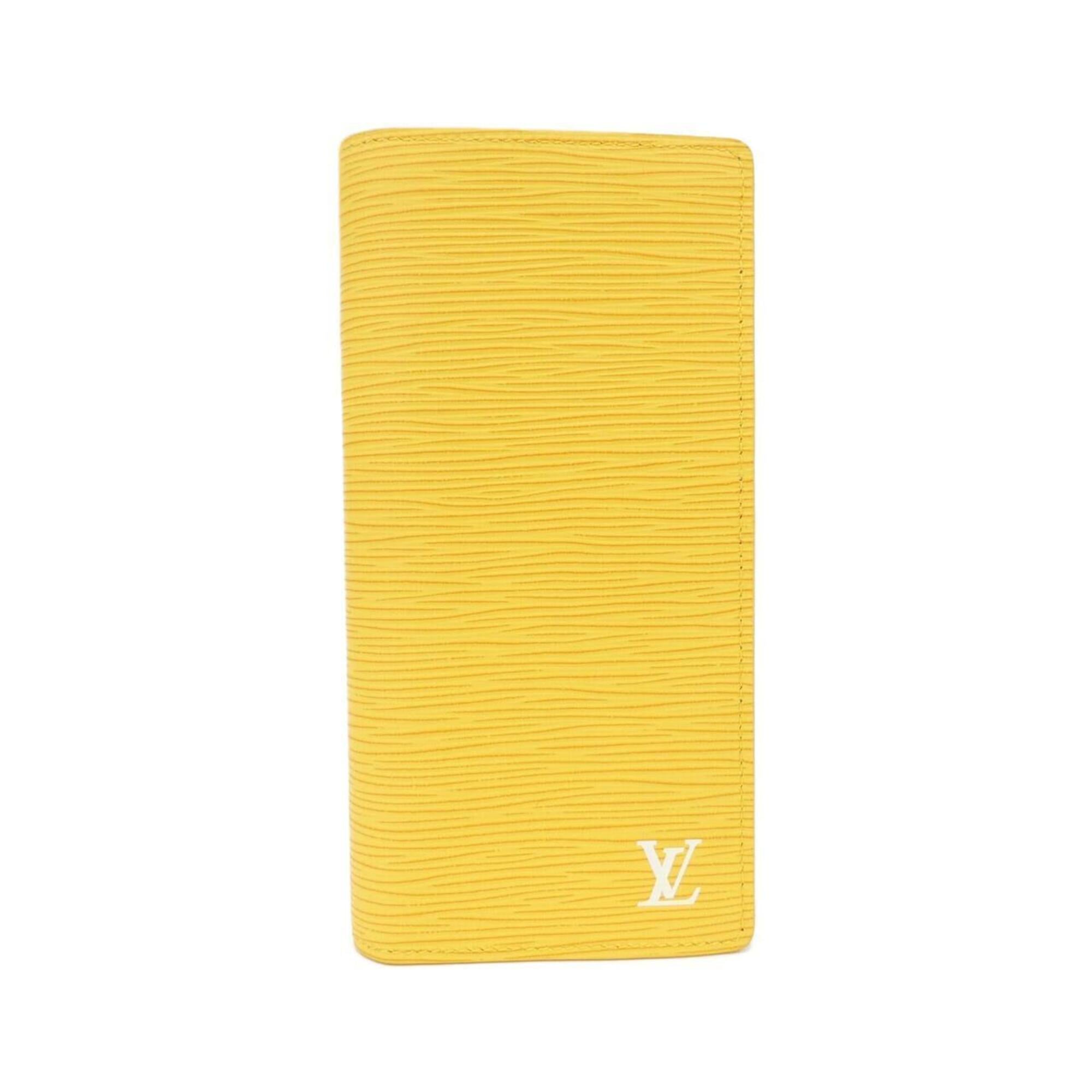 Louis Vuitton Epi Yellow Leather Long Wallet (Bi-Fold) (Pre-Owned)