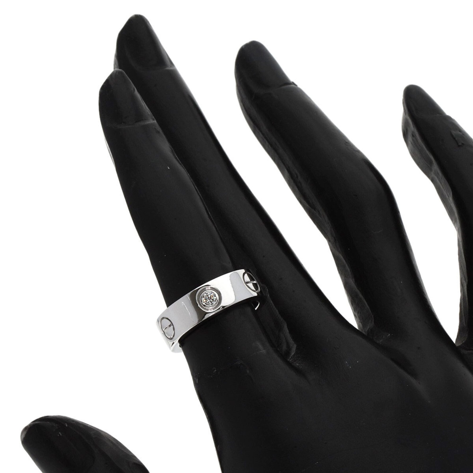 Cartier White Gold White Gold (18K) Band Ring (Pre-Owned)