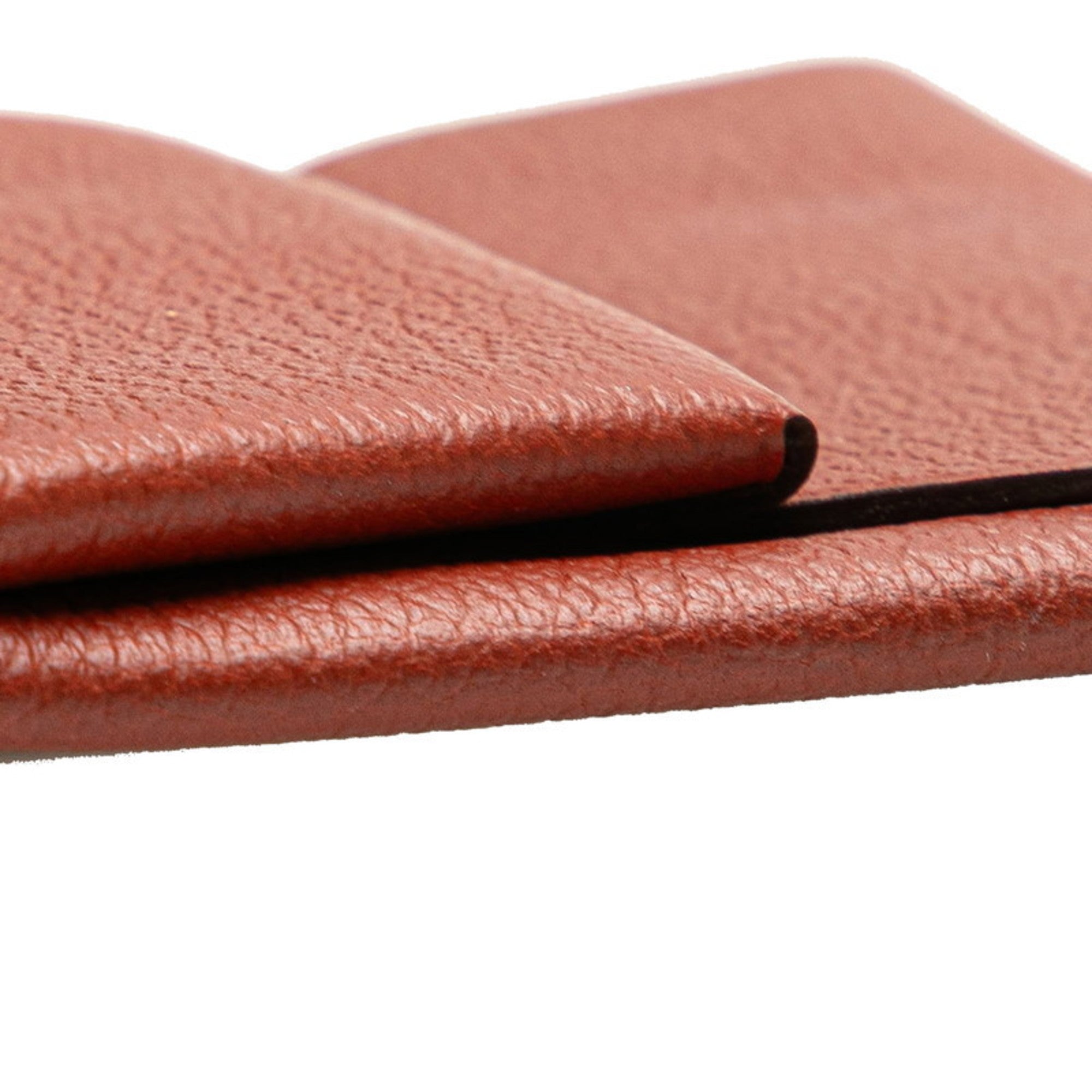 Hermes Bastia Brown Coin Purse/Coin Case (Pre-Owned)