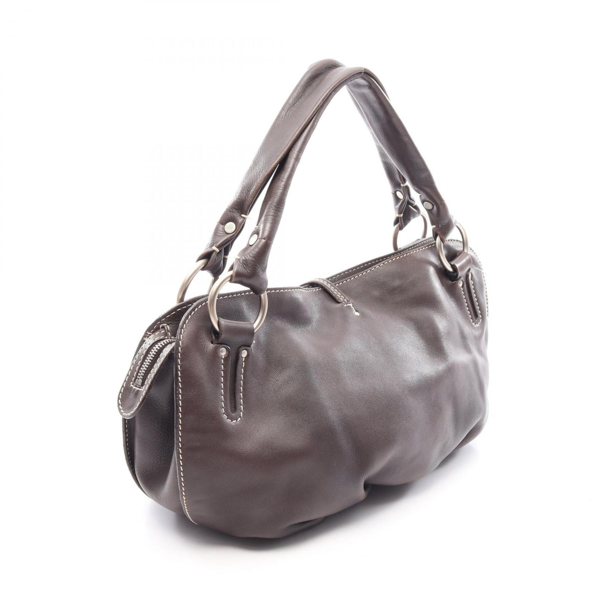 Celine Brown Leather Handbag (Pre-Owned)