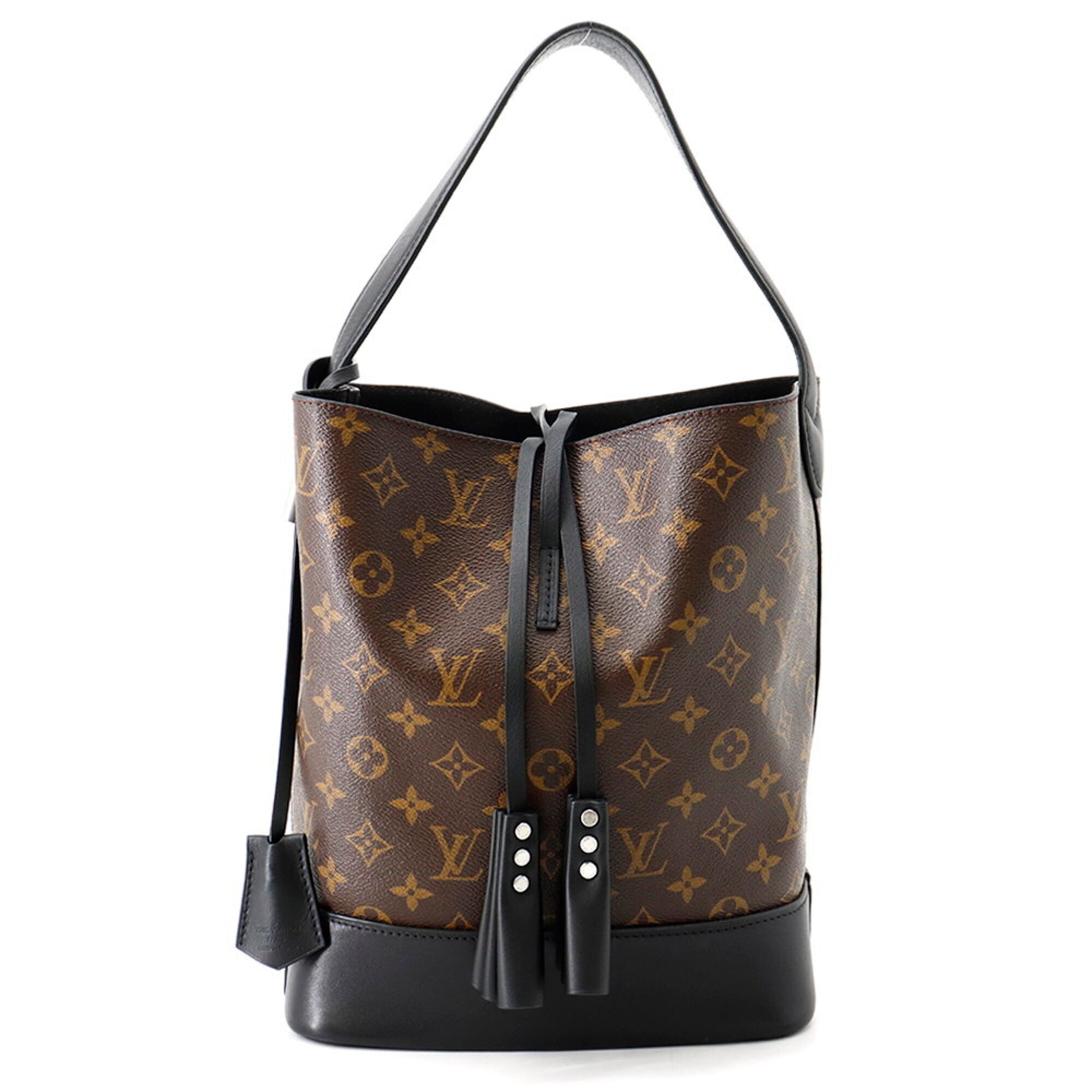 Louis Vuitton Noir Monogram Handbag Pouch Shoulder Bag (Pre-Owned)