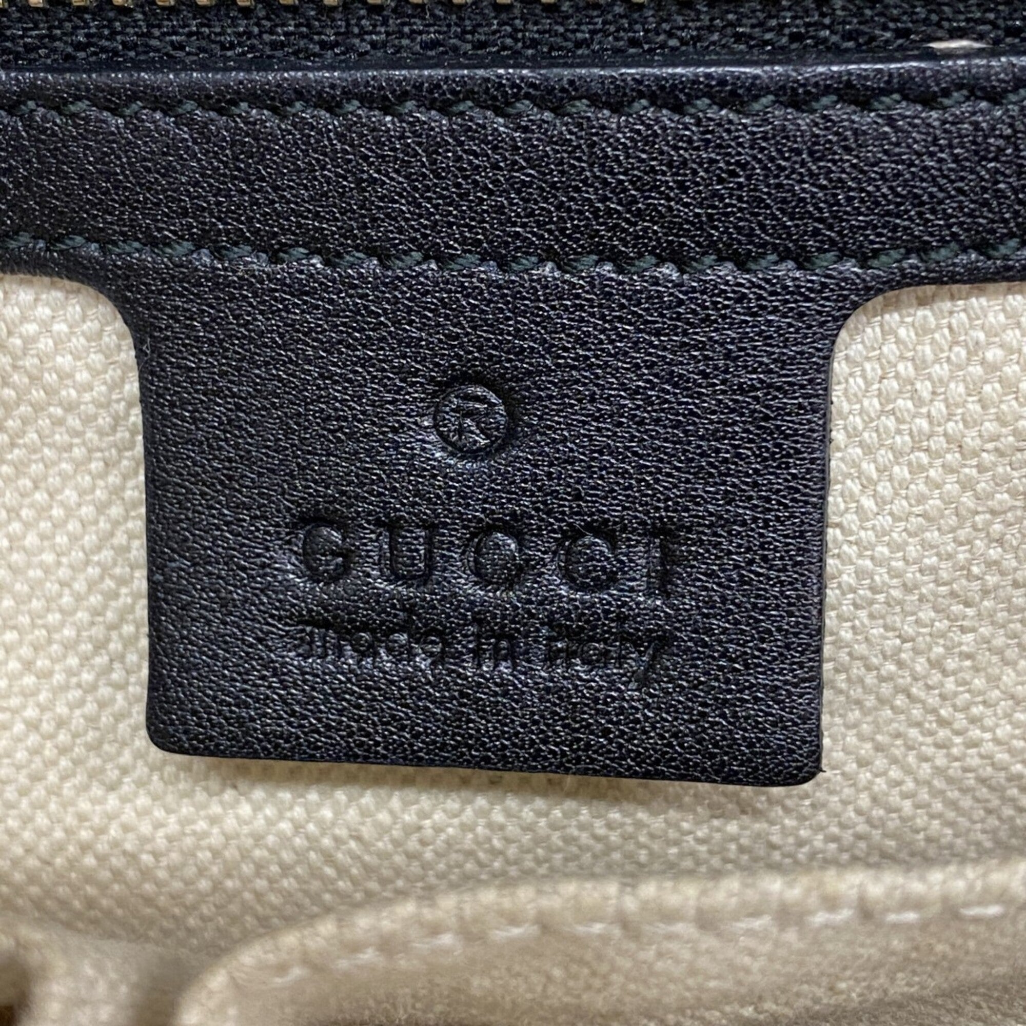 Gucci Black Leather Handbag (Pre-Owned)