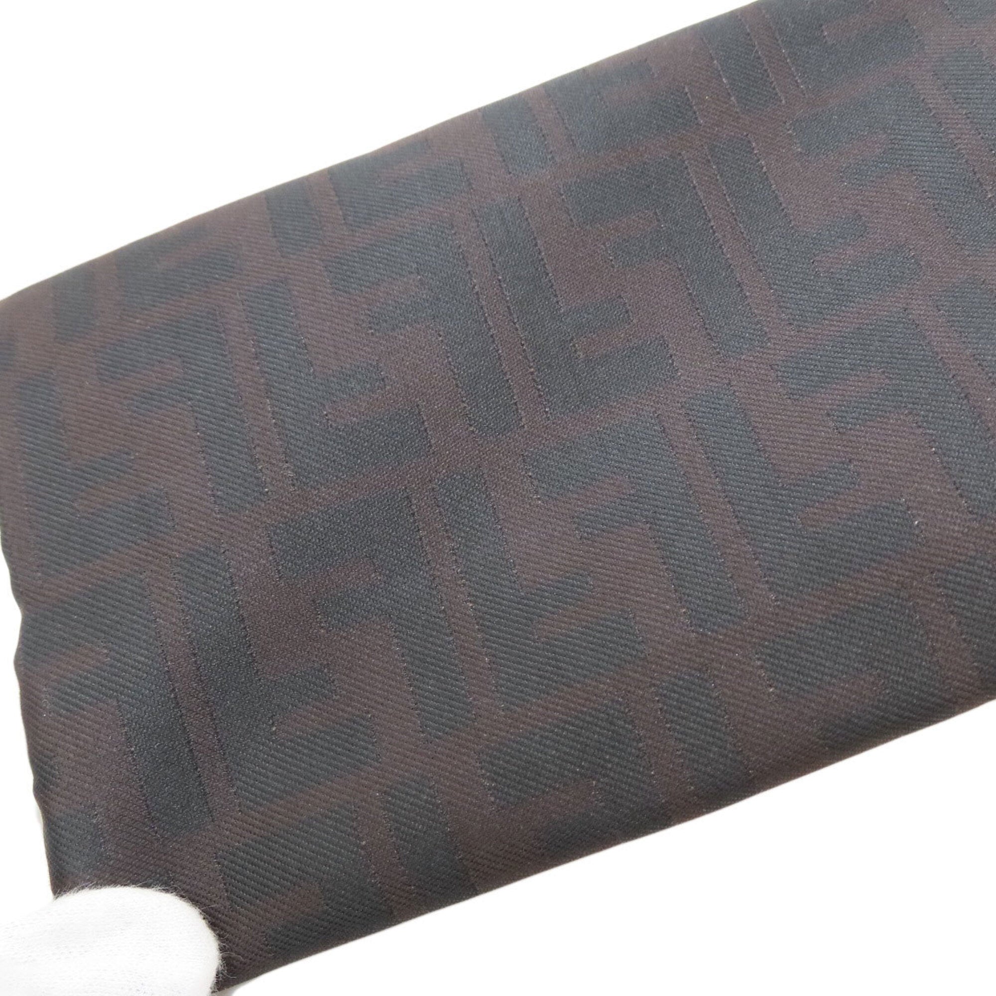Fendi Zucca Black Brown Nylon Tote Bag (Pre-Owned)