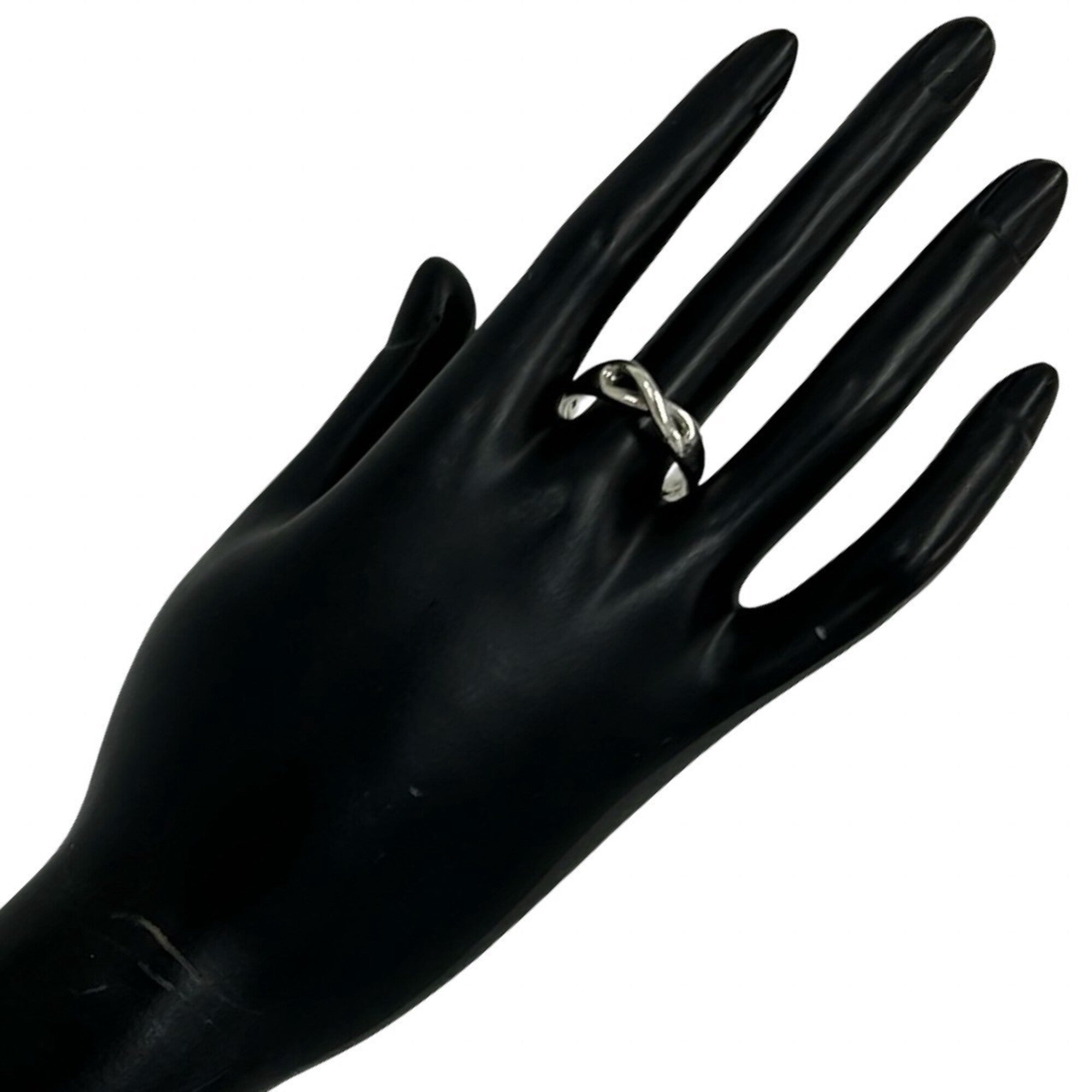 Tiffany Silver Silver 925 Band Ring (Pre-Owned)
