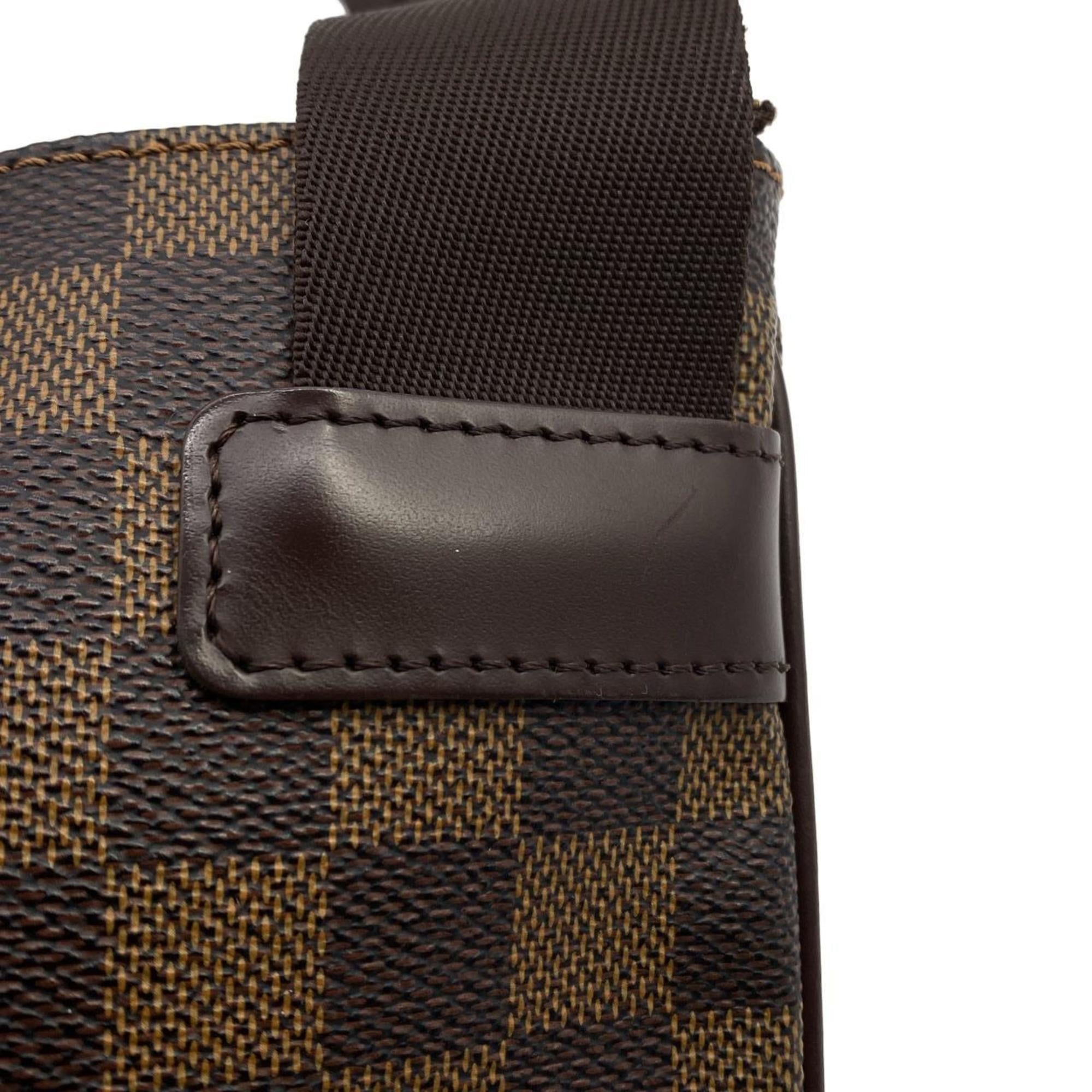 Louis Vuitton Ebene Coated Canvas Pochette Shoulder Bag (Pre-Owned)