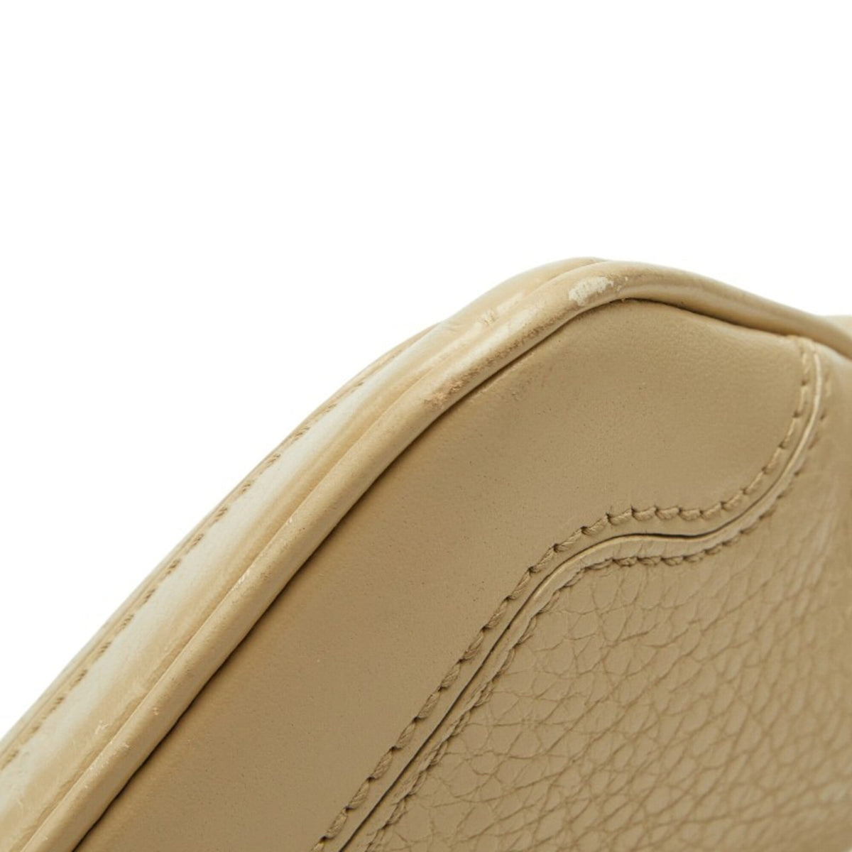 Burberry Beige Leather Shoulder Bag (Pre-Owned)