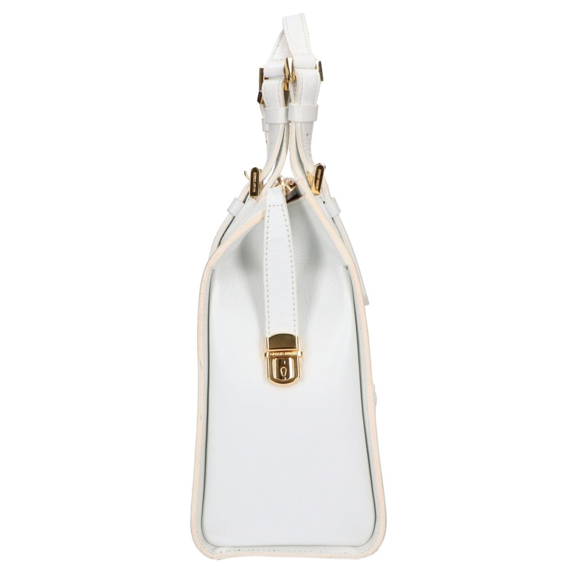 Giorgio Armani White Leather Handbag (Pre-Owned)