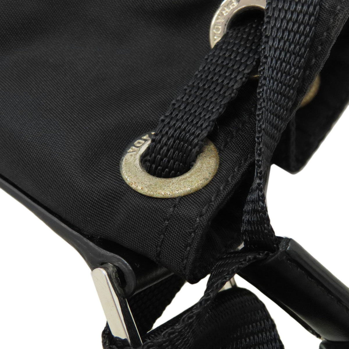 Prada Black Nylon Shoulder Bag (Pre-Owned)