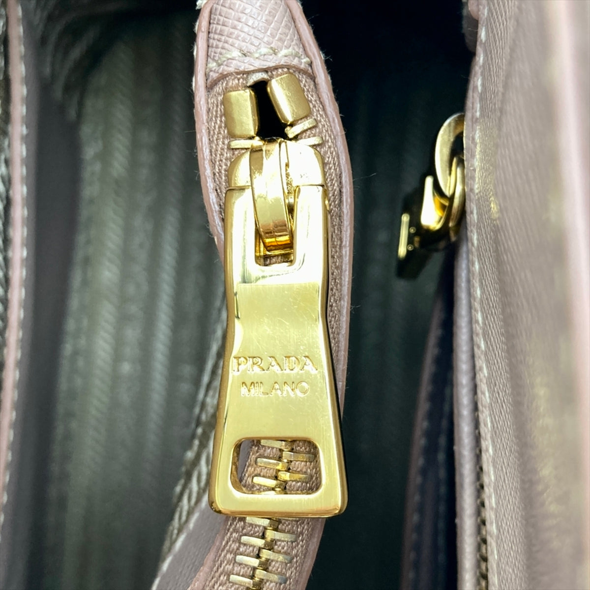 Prada Saffiano Pink Leather Handbag (Pre-Owned)