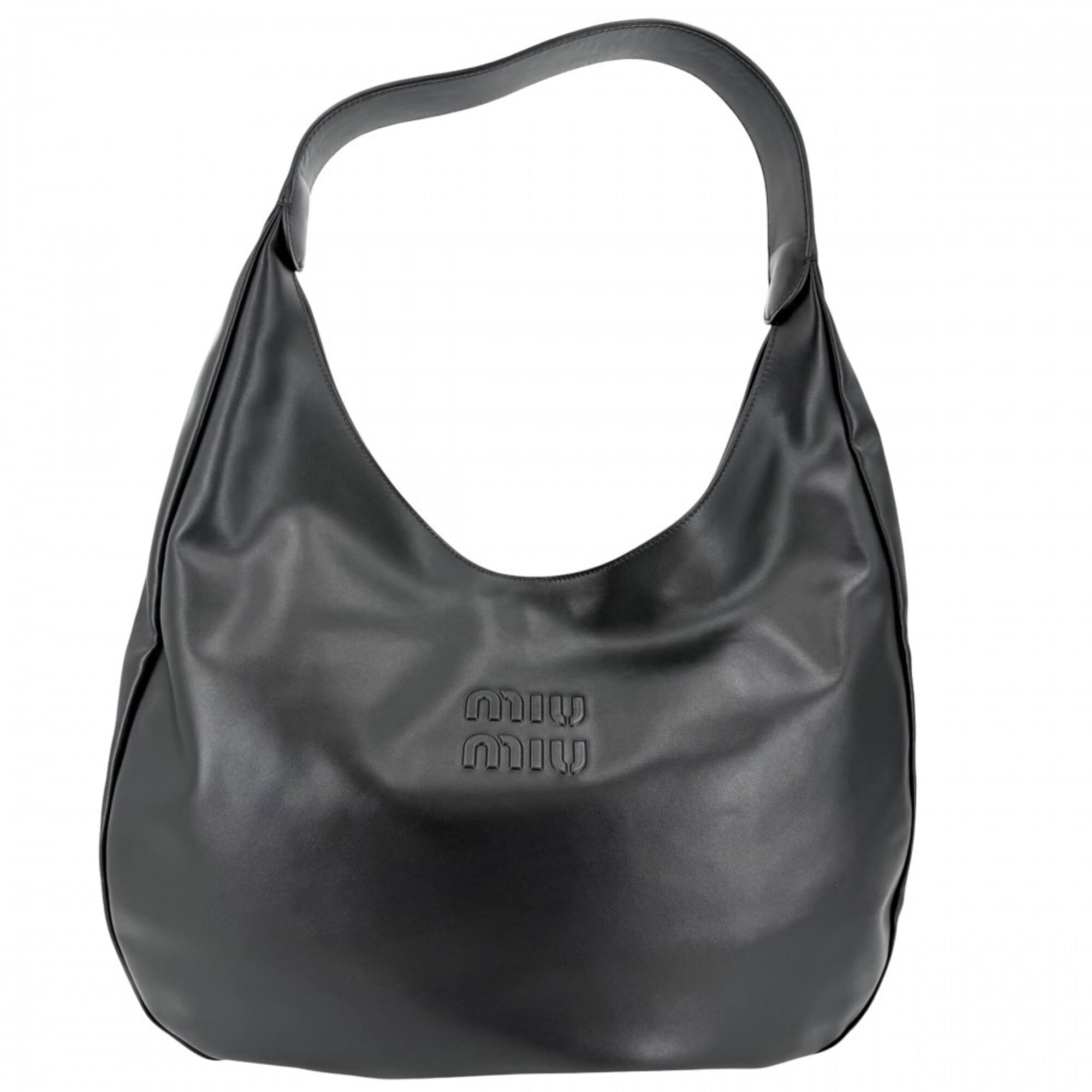 Miu Miu Black Leather Tote Bag (Pre-Owned)