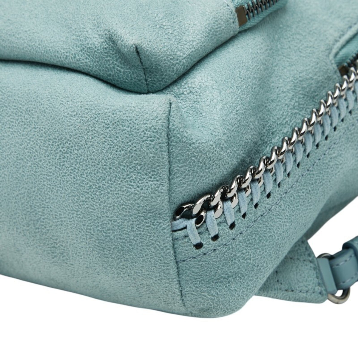 Stella Mccartney Blue Suede Backpack (Pre-Owned)
