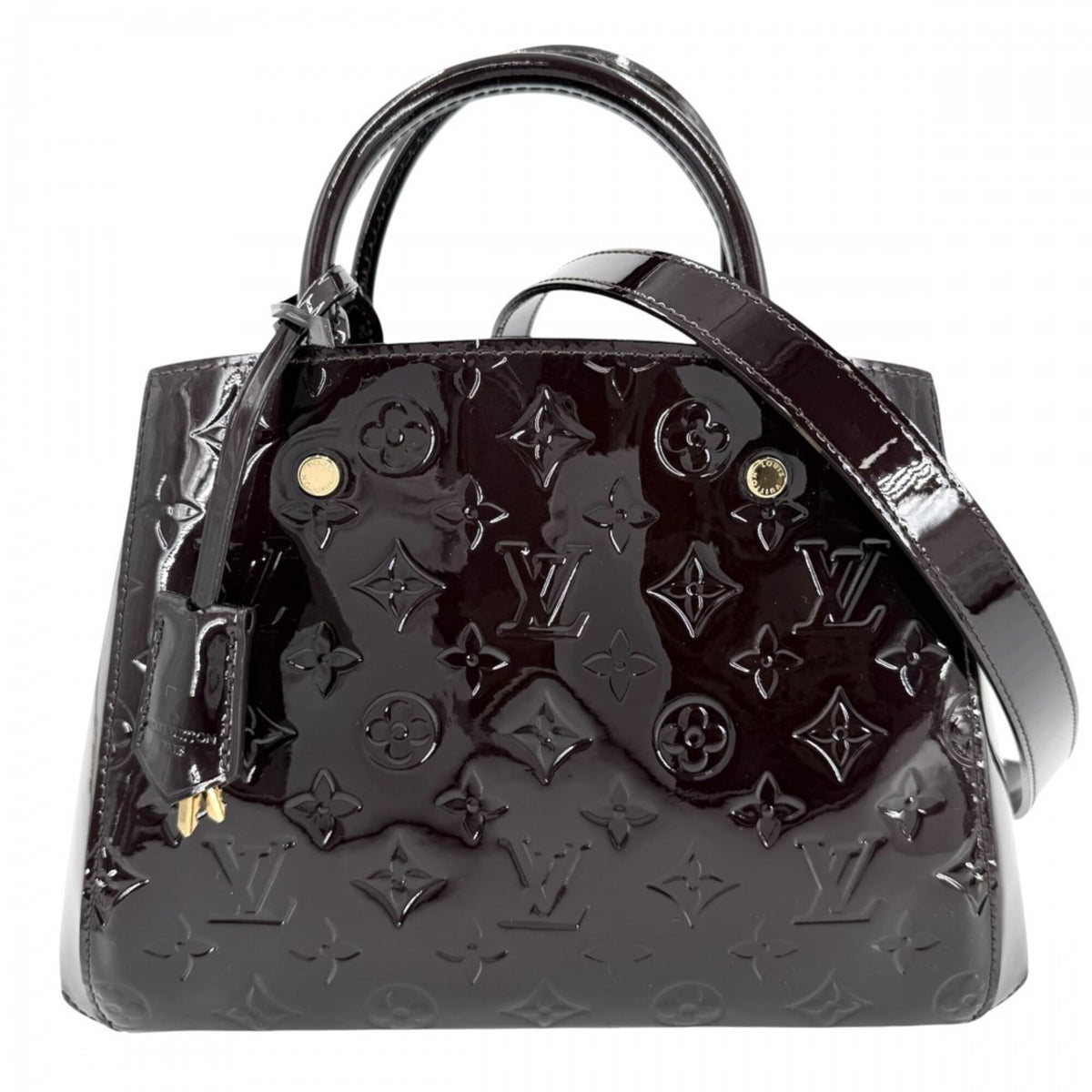 Louis Vuitton Monogram Vernis Amarante Monogram Vernis Handbag Shoulder Bag (Pre-Owned)