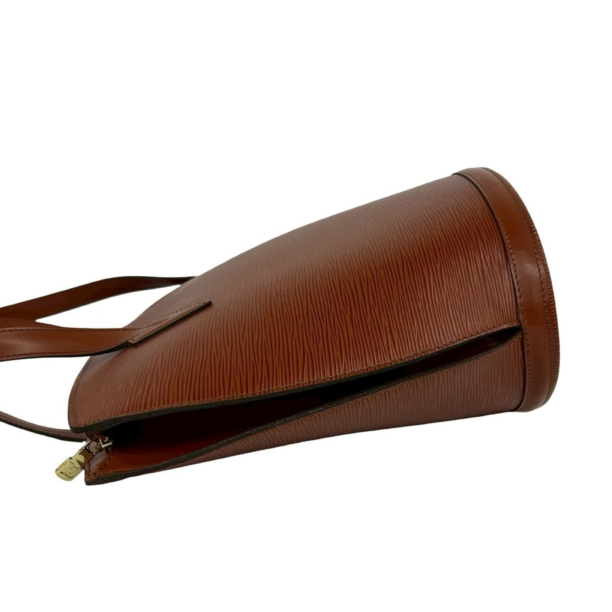 Louis Vuitton Brown Leather Tote Bag (Pre-Owned)