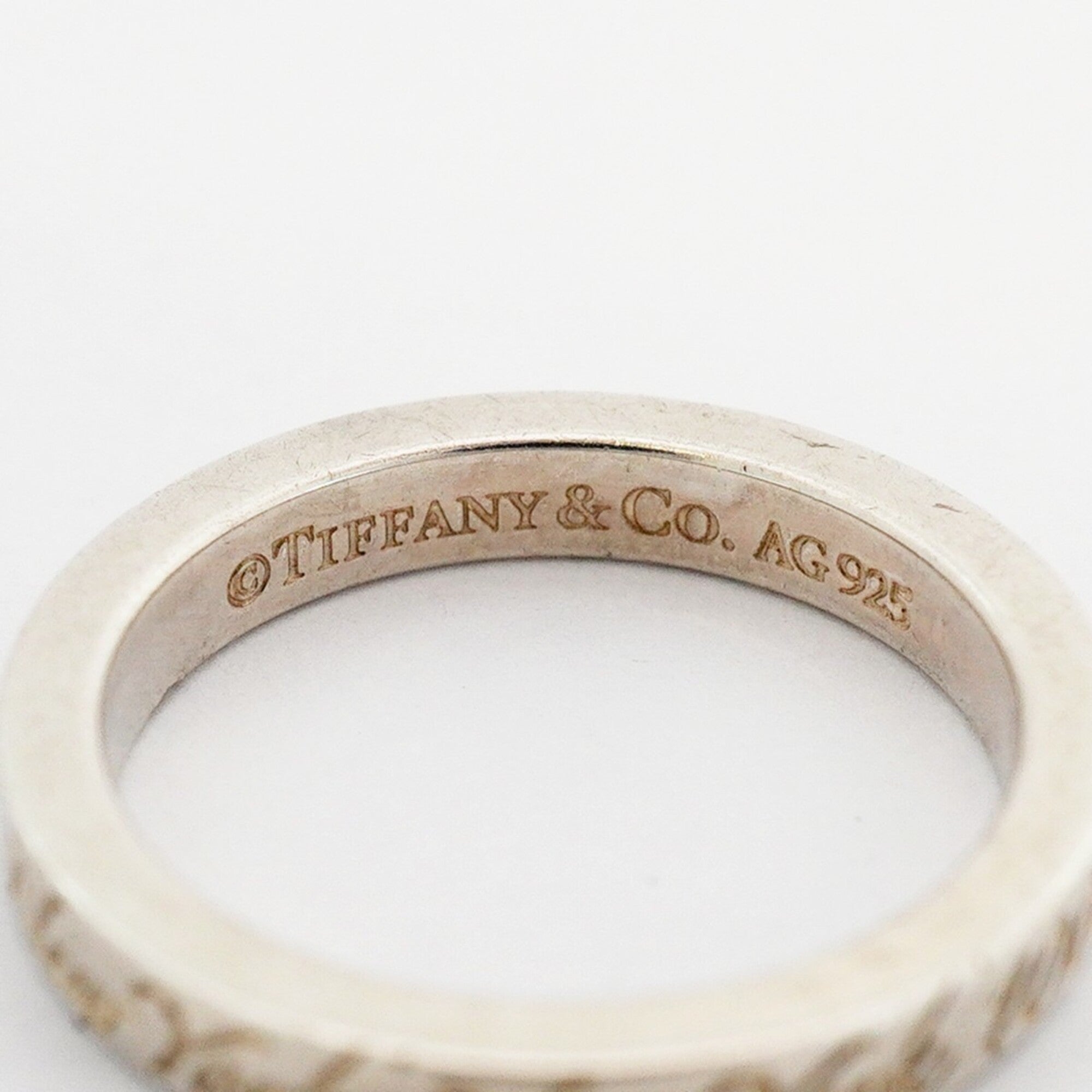 Tiffany Silver 925 Band Ring (Pre-Owned)