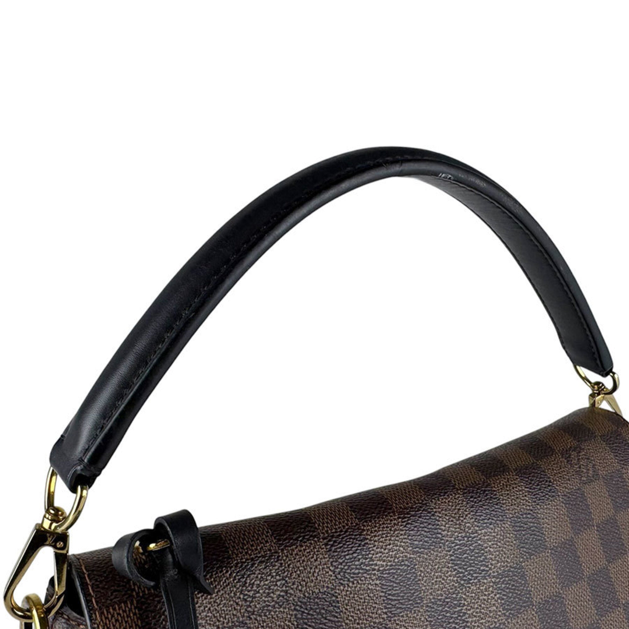 Louis Vuitton Damier Canvas Ebene Damier Canvas Shoulder Bag (Pre-Owned)