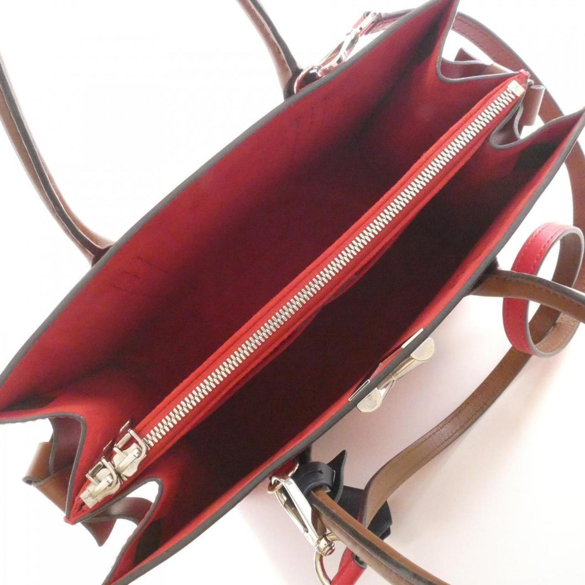 Louis Vuitton Rubis Noisette Leather Handbag (Pre-Owned)