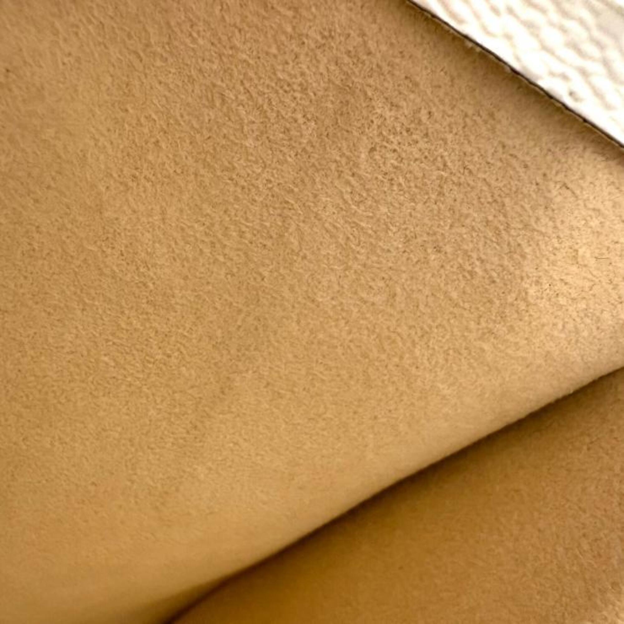 Louis Vuitton Beige Blanc Gold Multi-Color White Coated Canvas Leather Tote Bag (Pre-Owned)