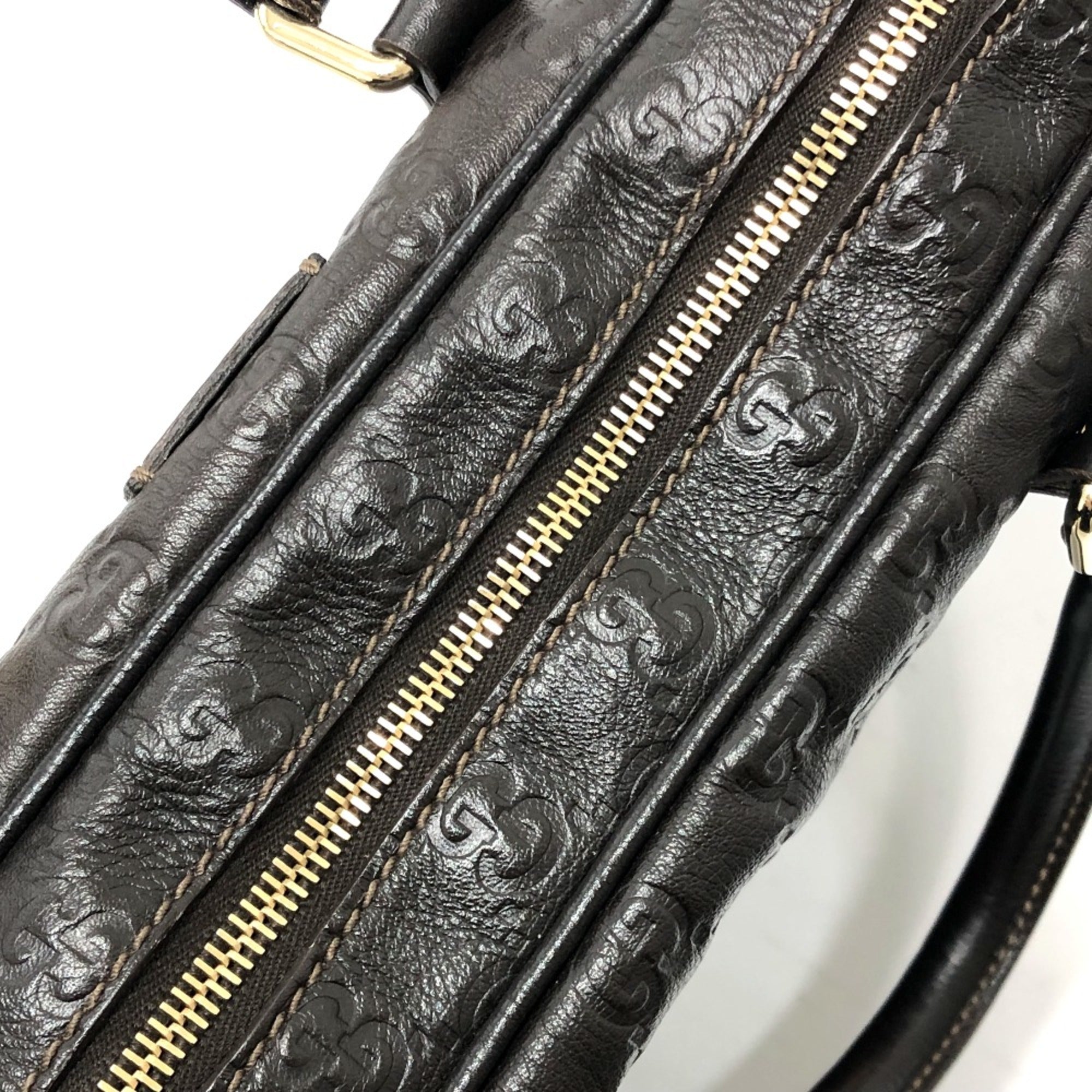 Gucci Brown Leather Briefcase (Pre-Owned)
