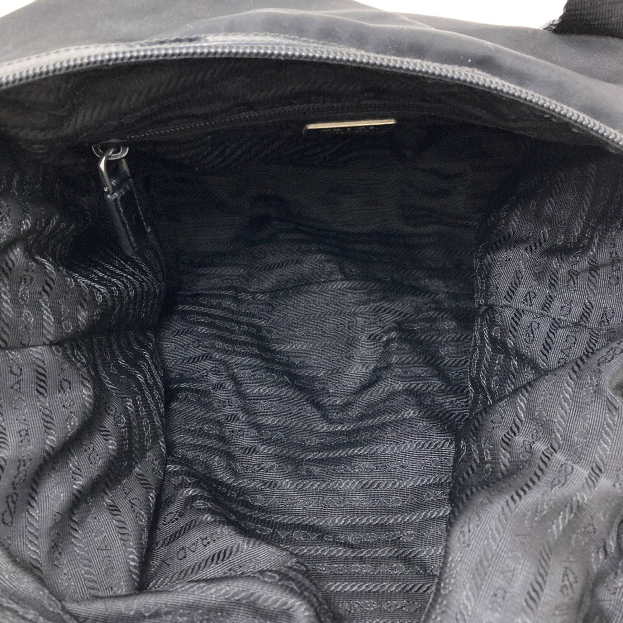 Prada Black Nylon Tote Bag (Pre-Owned)