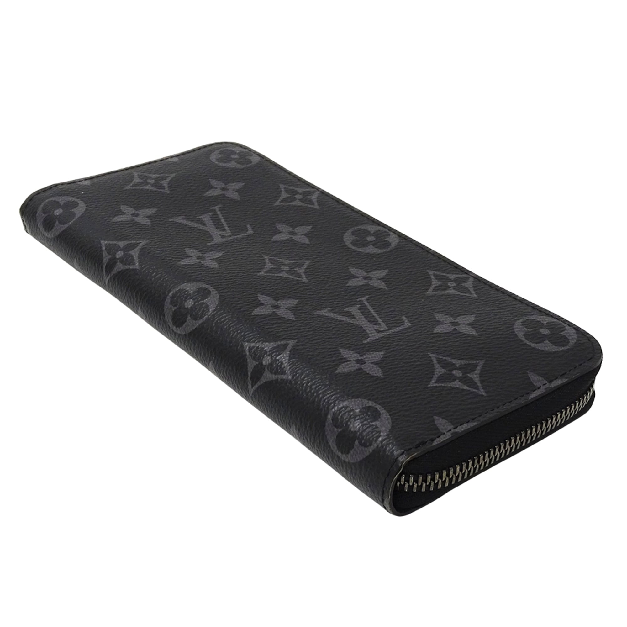 Louis Vuitton Black Monogram Eclipse Long Wallet (Bi-Fold) (Pre-Owned)
