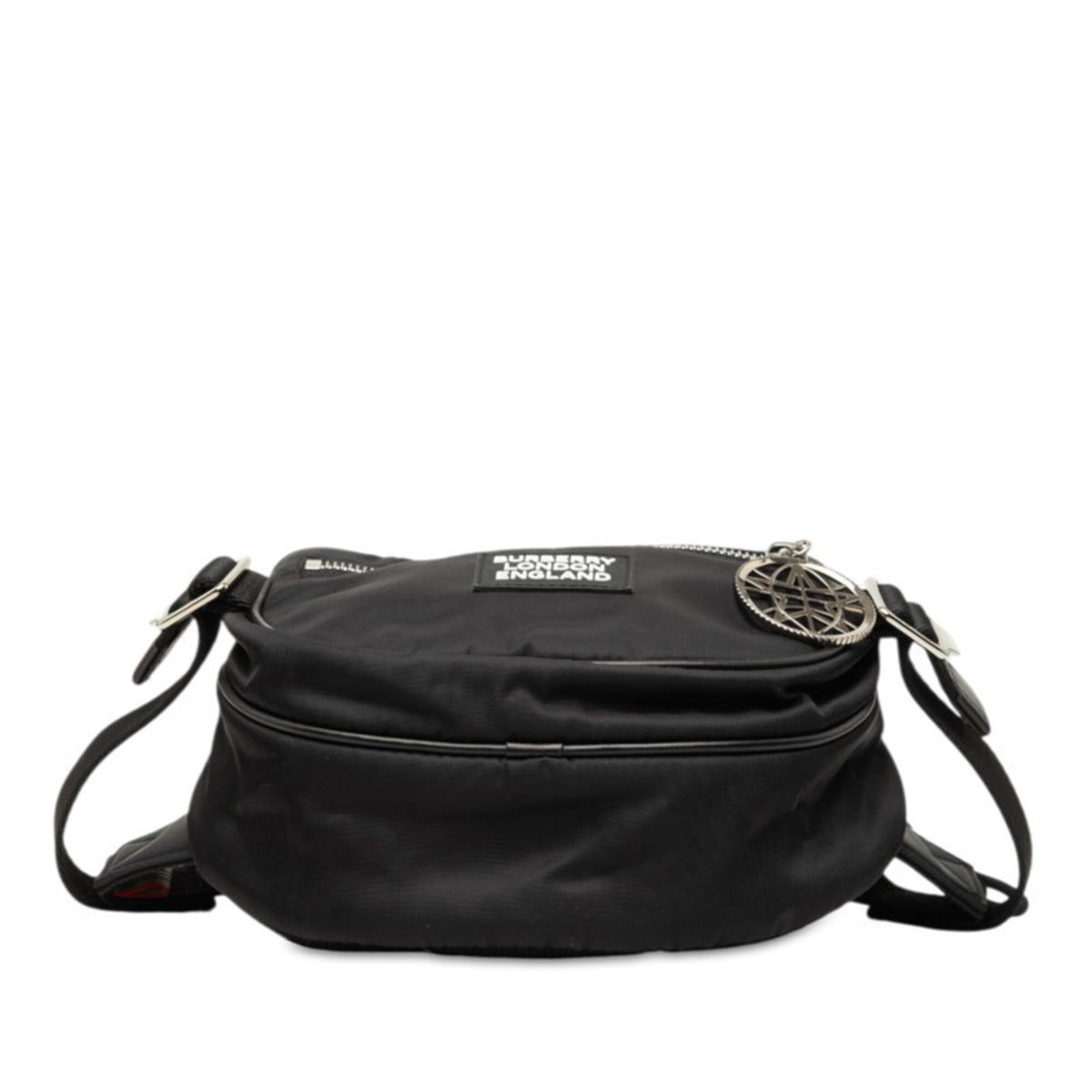 Burberry Black Nylon Leather Sling Bag (Pre-Owned)