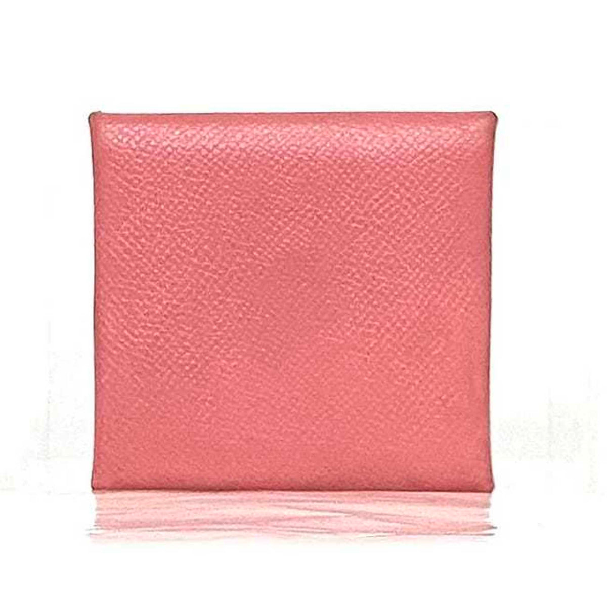 Hermes Pink Leather Togo Leather Coin Purse/Coin Case (Pre-Owned)