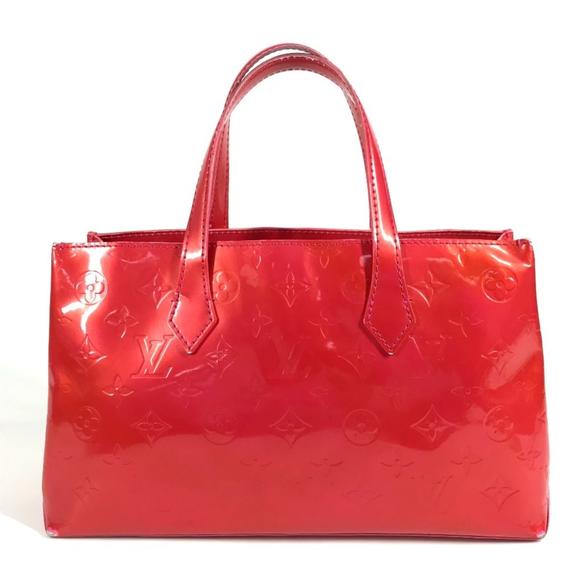 Louis Vuitton Pink Rose Pop Monogram Vernis Canvas Handbag Tote Bag (Pre-Owned)