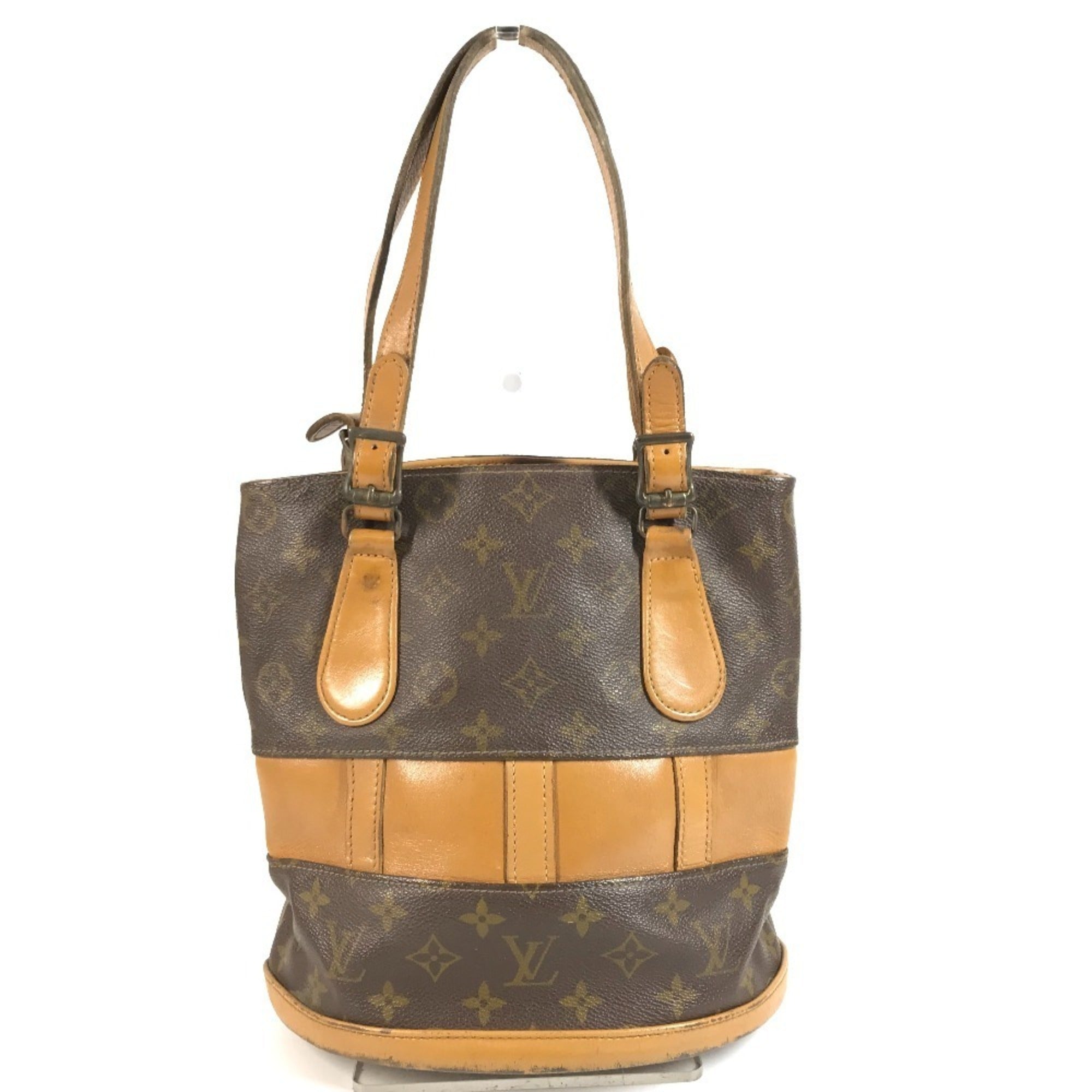 Louis Vuitton Brown Monogram Handbag Shoulder Bag Tote Bag (Pre-Owned)