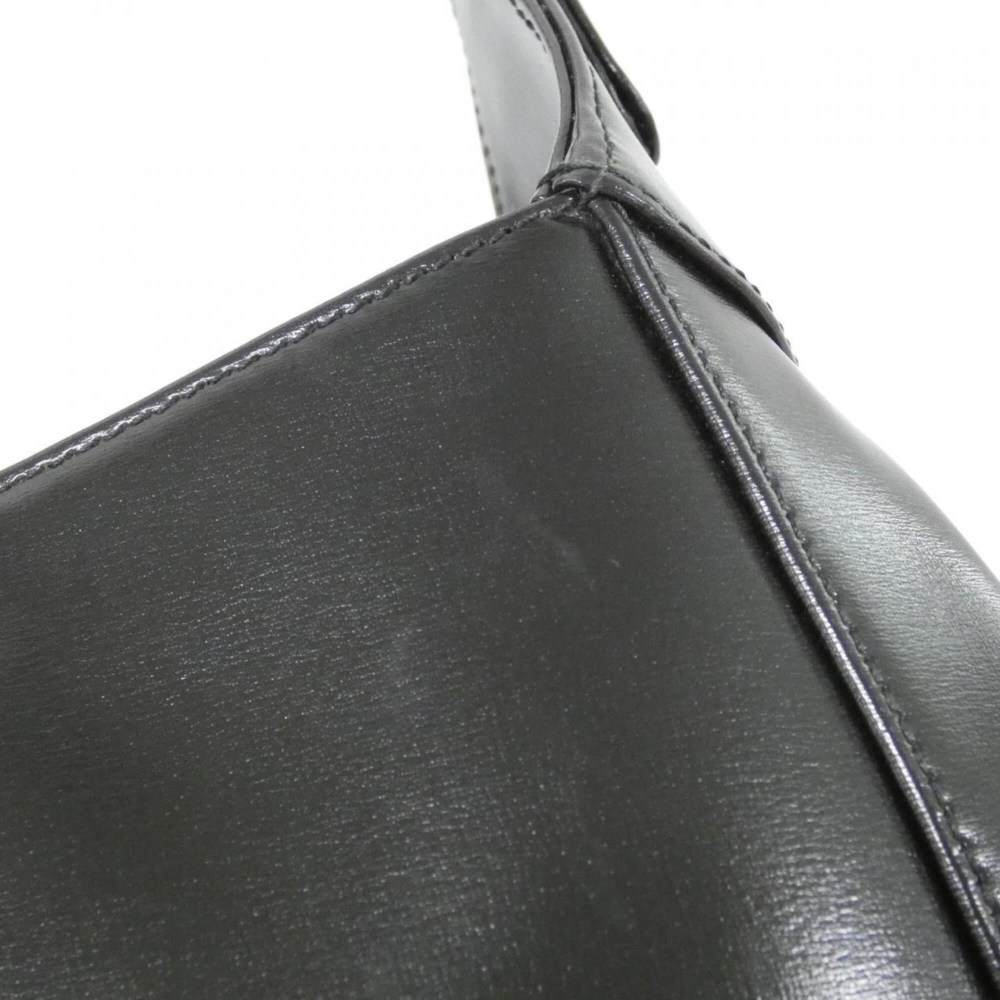 Gucci Black Leather Shoulder Bag (Pre-Owned)