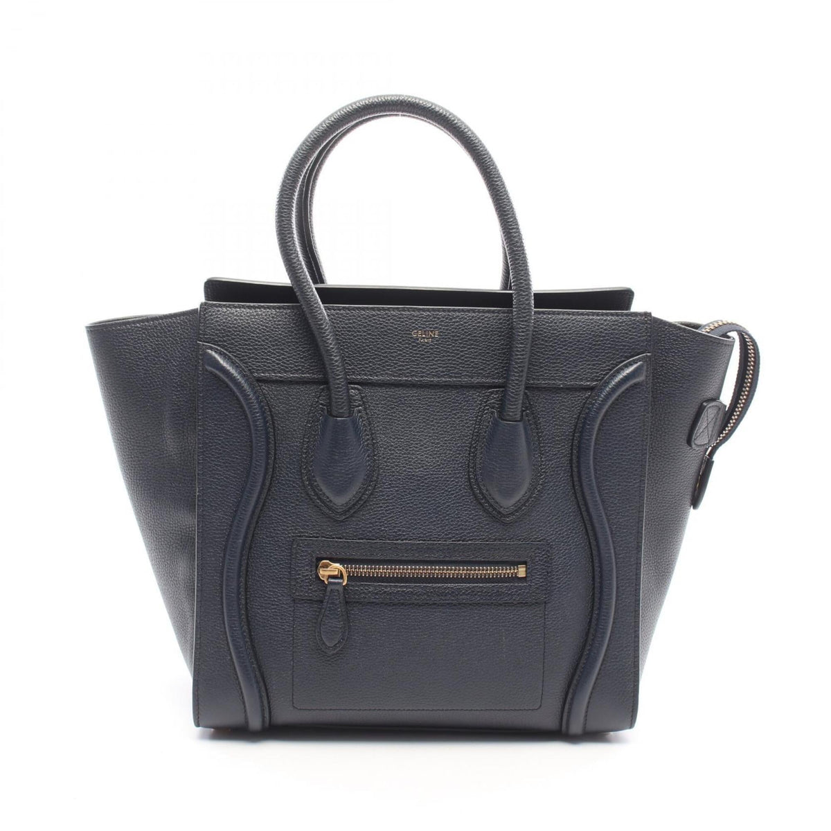 Celine Navy Leather Handbag (Pre-Owned)