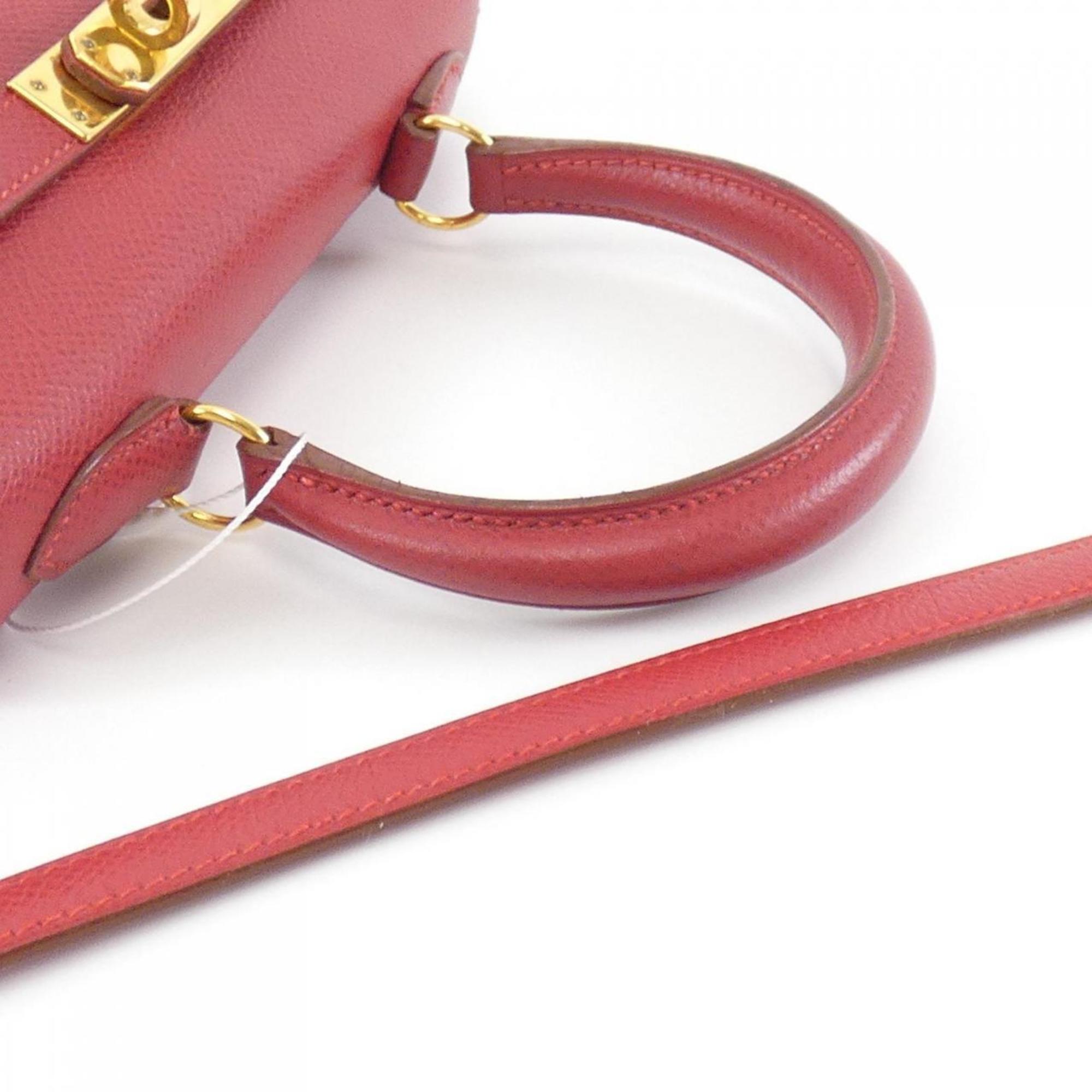 Hermes Courchevel Leather Handbag (Pre-Owned)