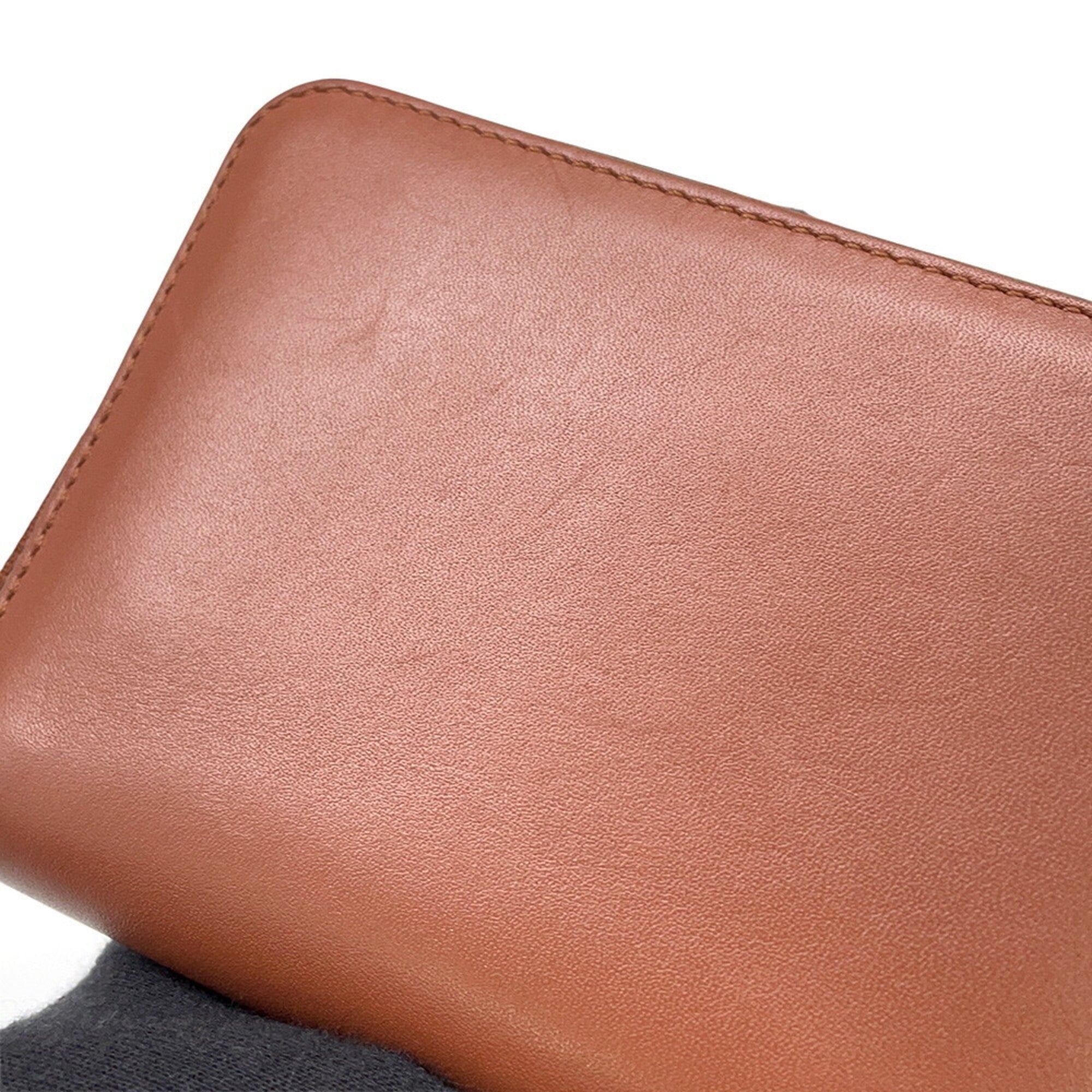 Loewe Brown Leather Coin Purse/Coin Case (Pre-Owned)