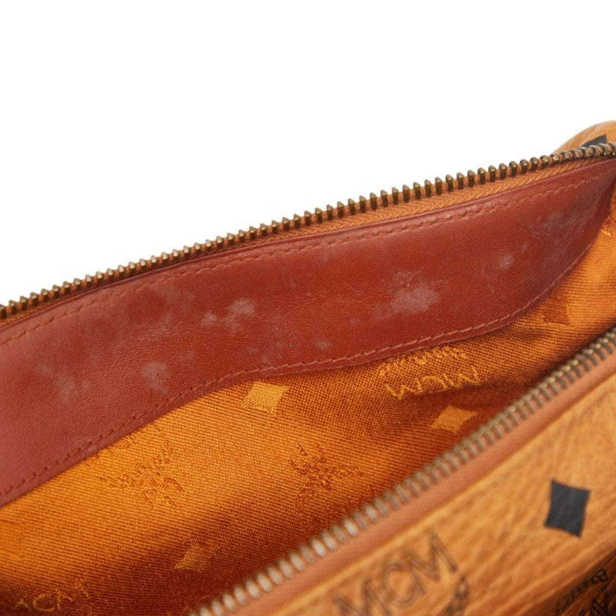 Mcm Brown Leather Handbag Shoulder Bag (Pre-Owned)