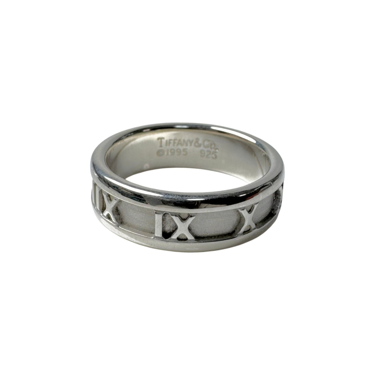 Tiffany Silver Silver 925 Band Ring (Pre-Owned)