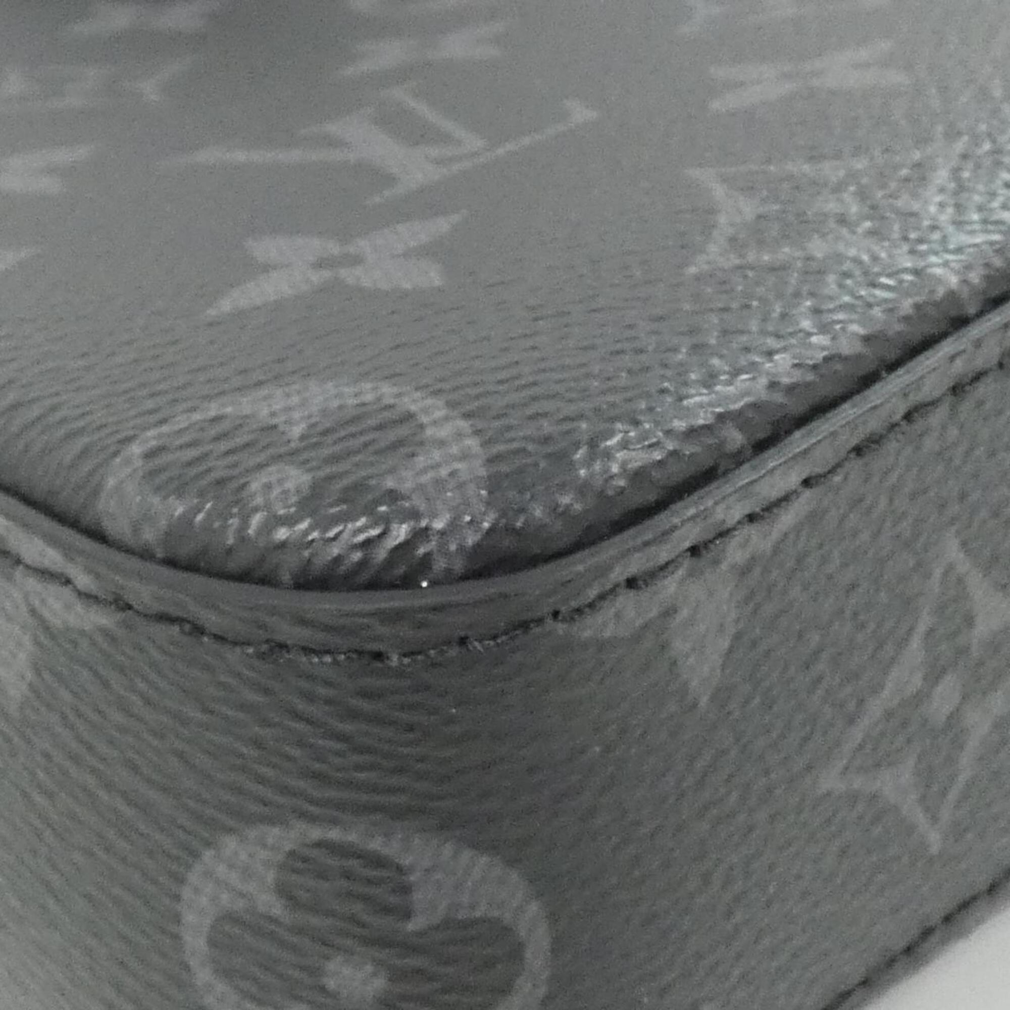 Louis Vuitton Black Coated Canvas Shoulder Bag (Pre-Owned)
