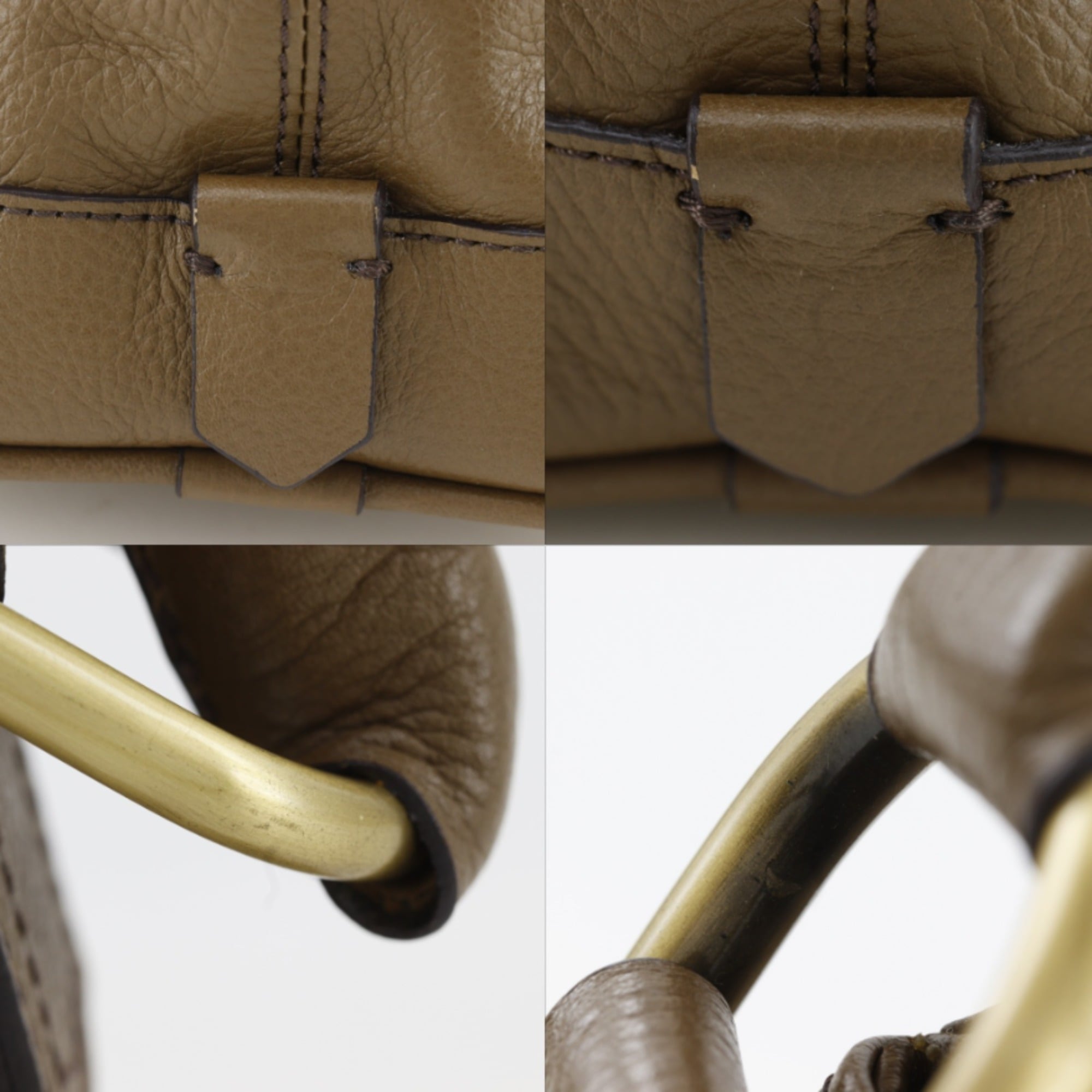 Burberry Brown Leather Shoulder Bag (Pre-Owned)