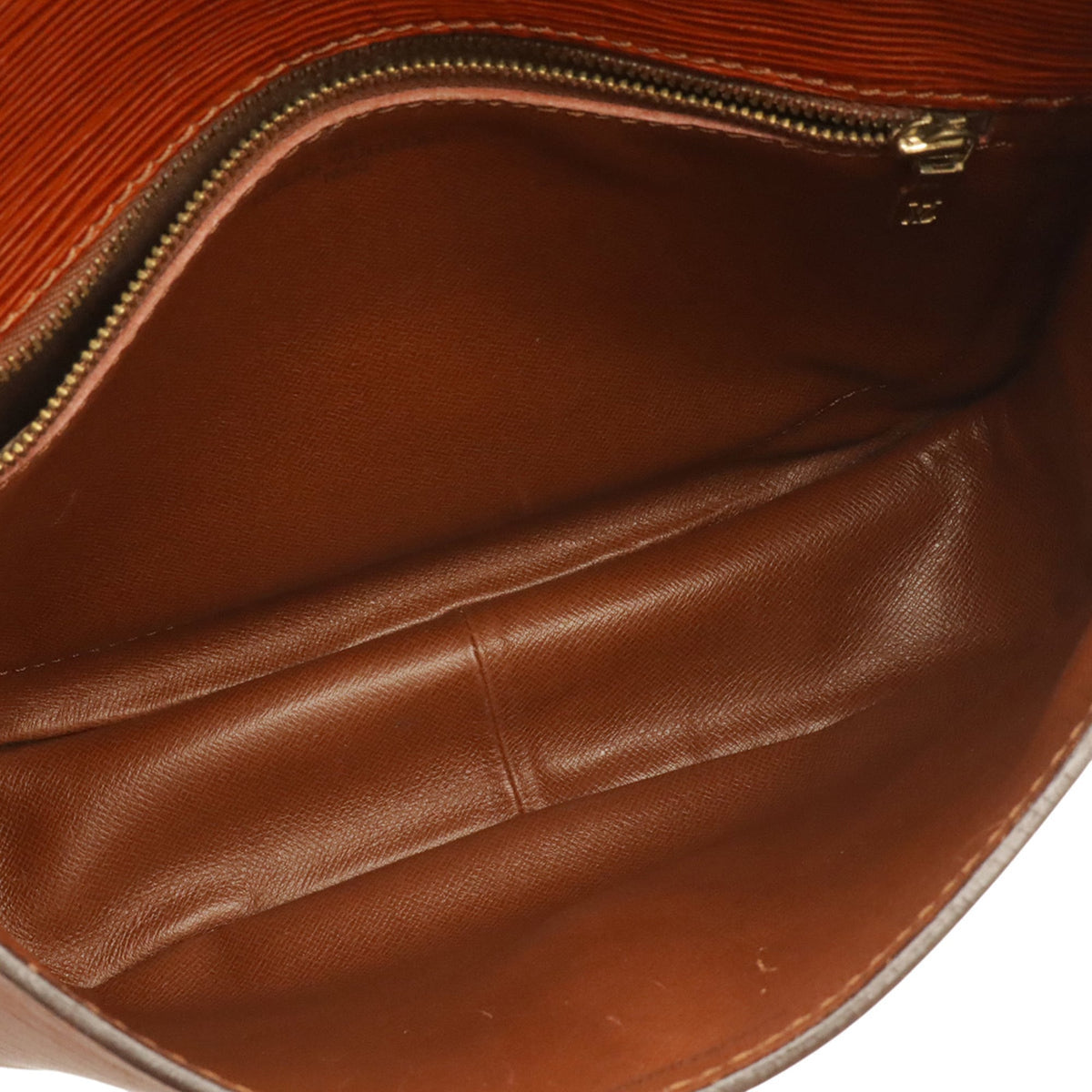 Louis Vuitton Brown Galle White Epi Leather Shoulder Bag (Pre-Owned)