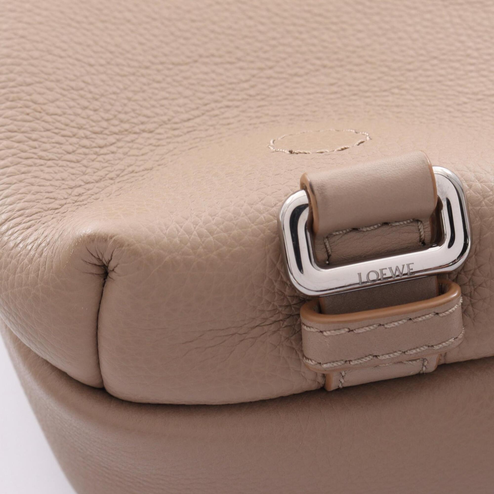 Loewe Beige Leather Handbag Messenger Bag Shoulder Bag (Pre-Owned)