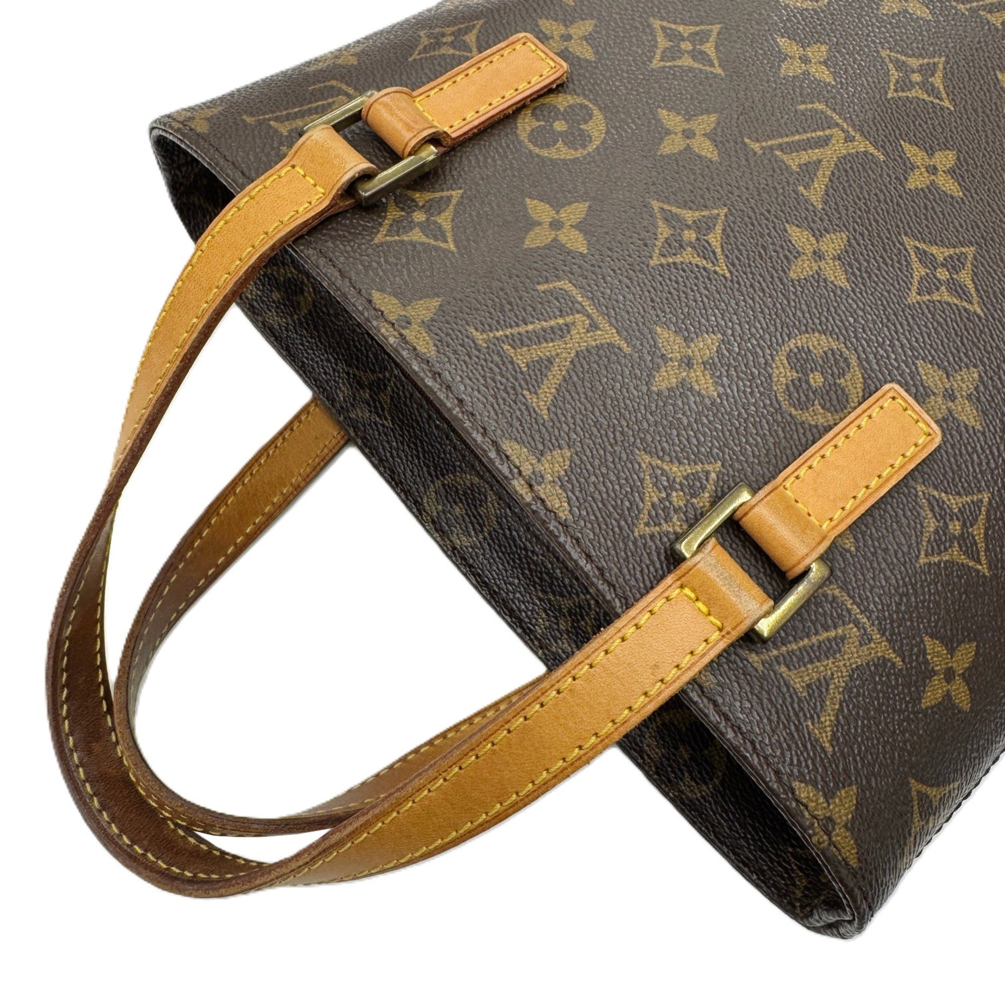 Louis Vuitton Brown Monogram Canvas Handbag (Pre-Owned)