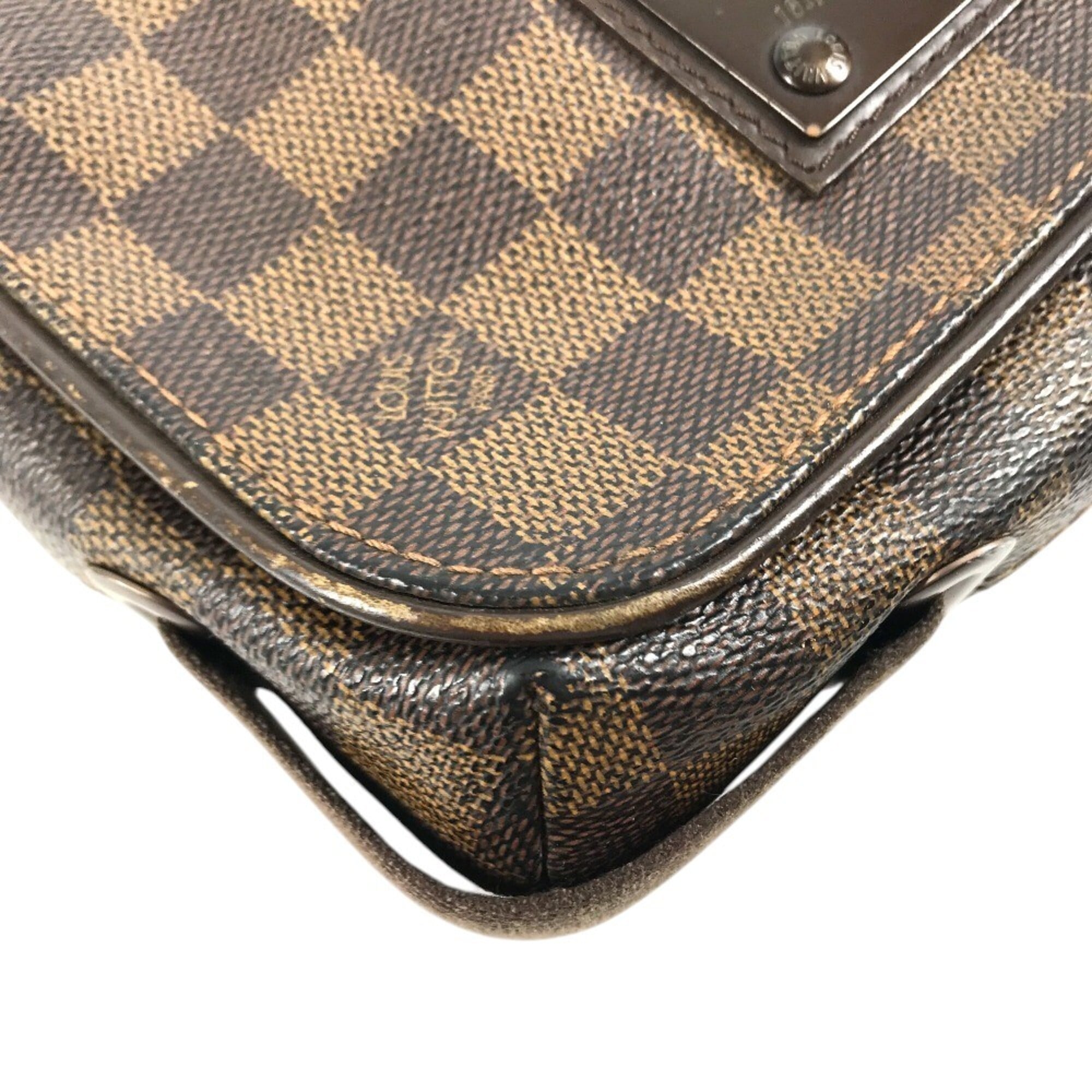 Louis Vuitton Damier Brown Ebene Damier Canvas Shoulder Bag (Pre-Owned)