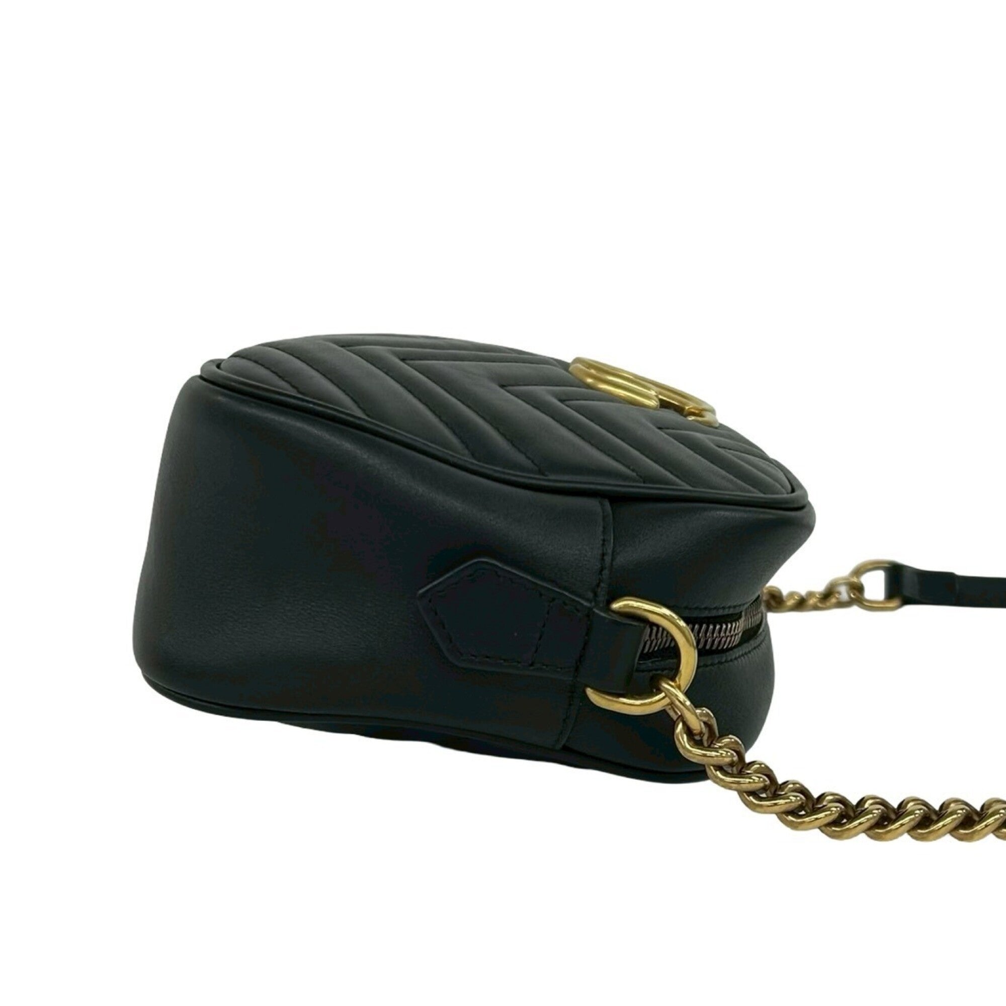 Gucci Black Leather Shoulder Bag (Pre-Owned)