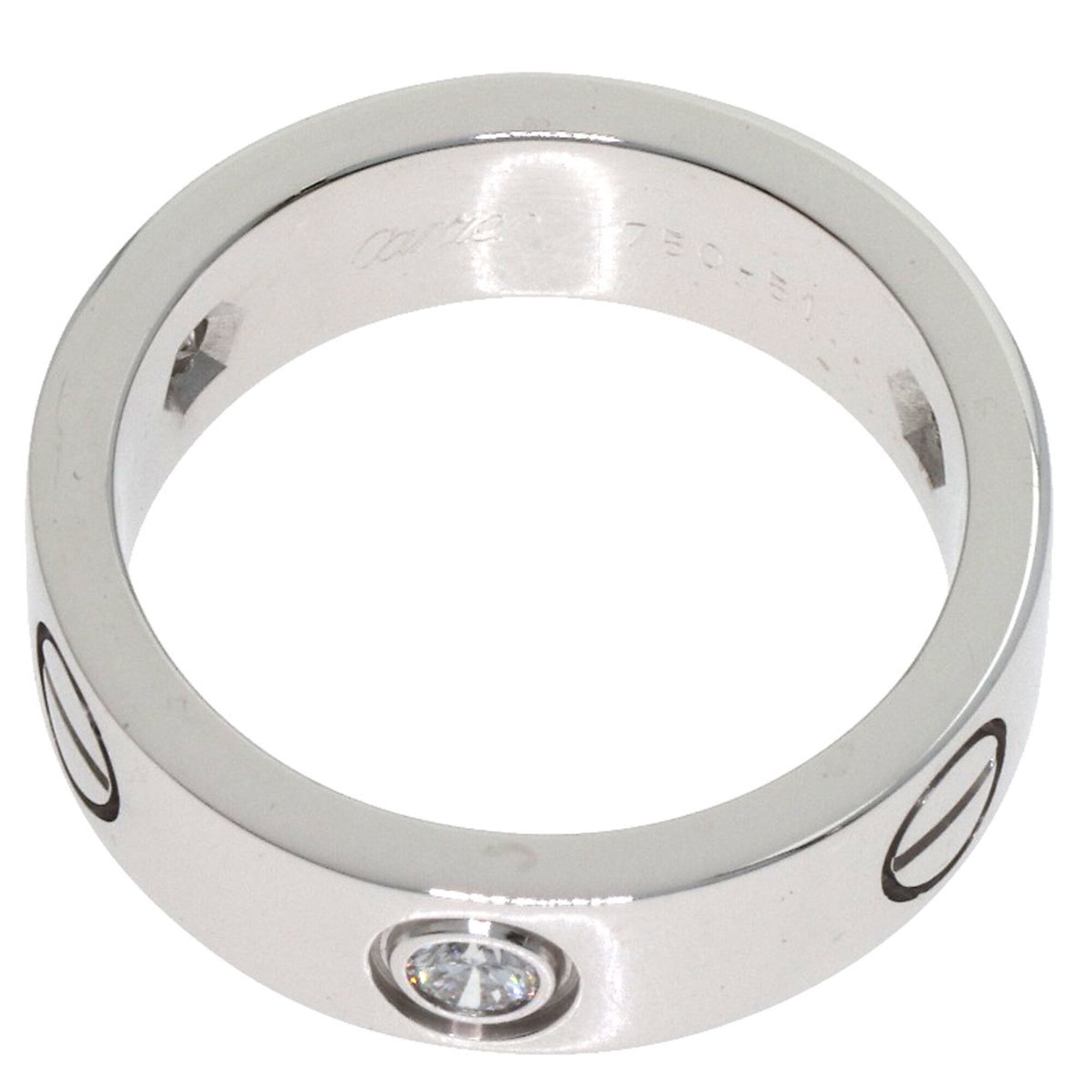 Cartier Love White Gold (18K) Band Ring (Pre-Owned)