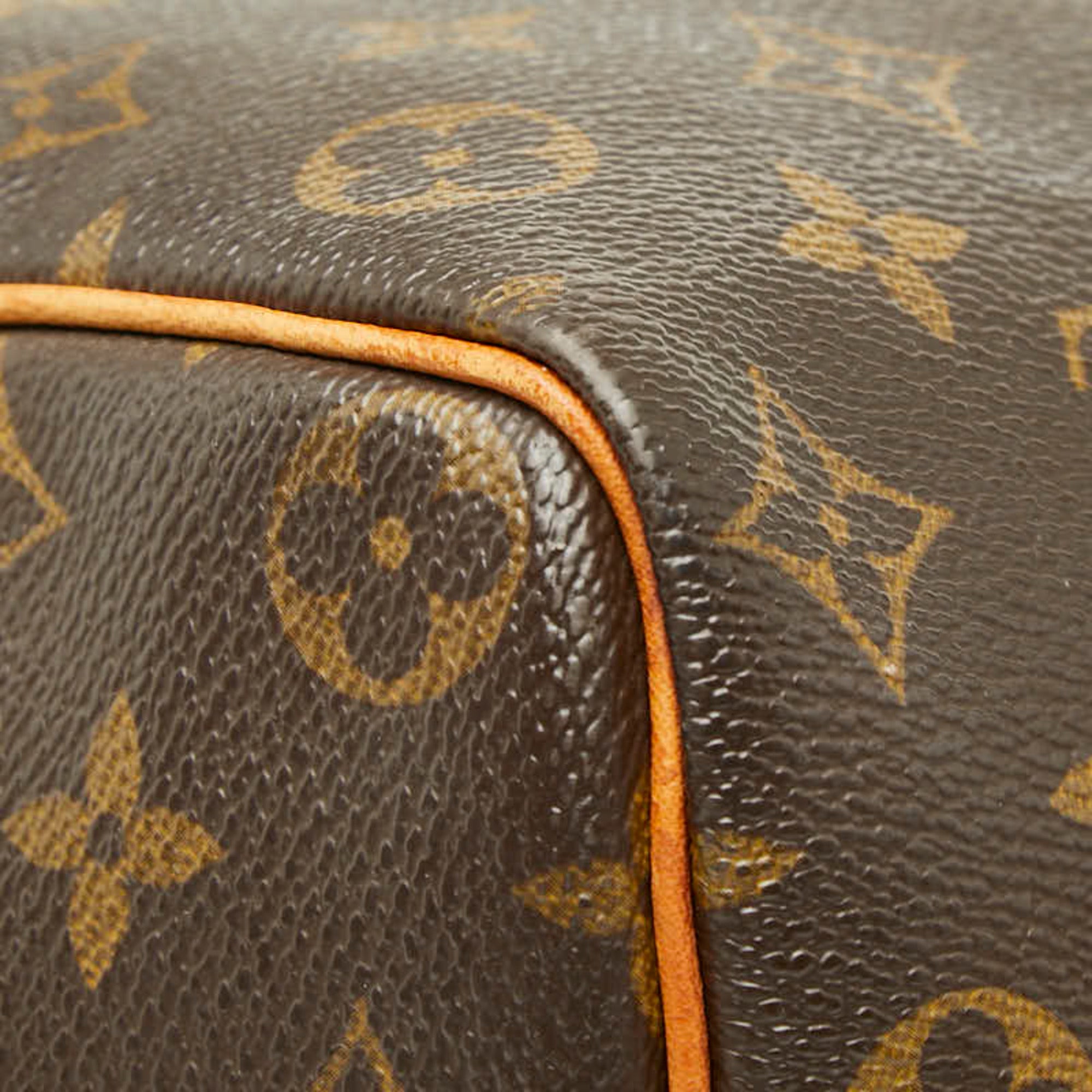 Louis Vuitton Brown Pvc Leather Boston Bag Handbag (Pre-Owned)